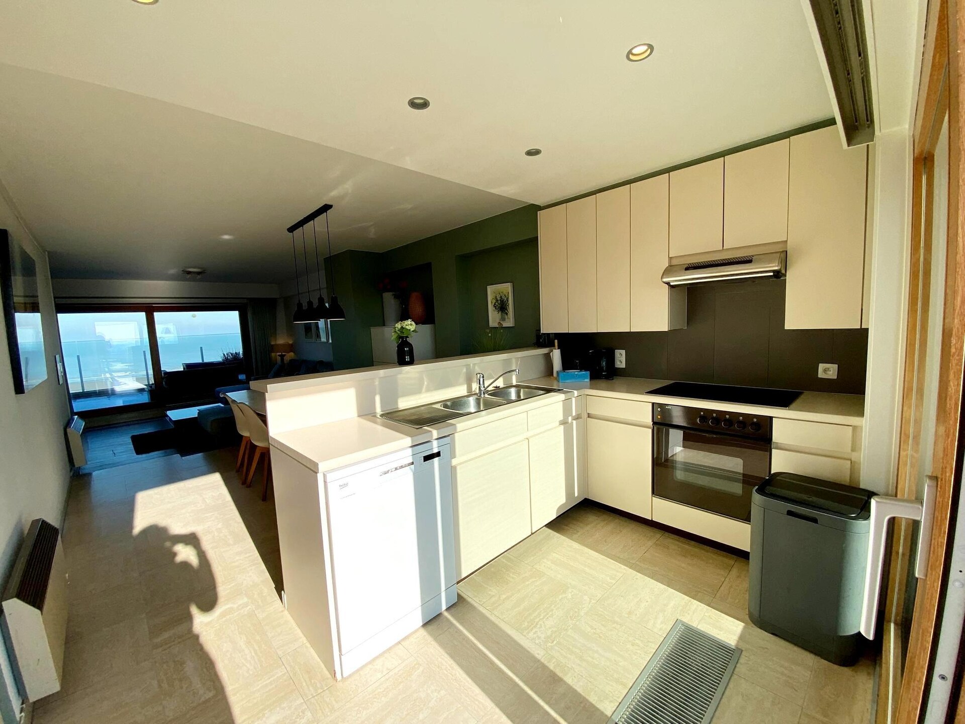 6-persoons zolderappartement met zeezicht op de Nieuwpoortse zeewering - foto 9