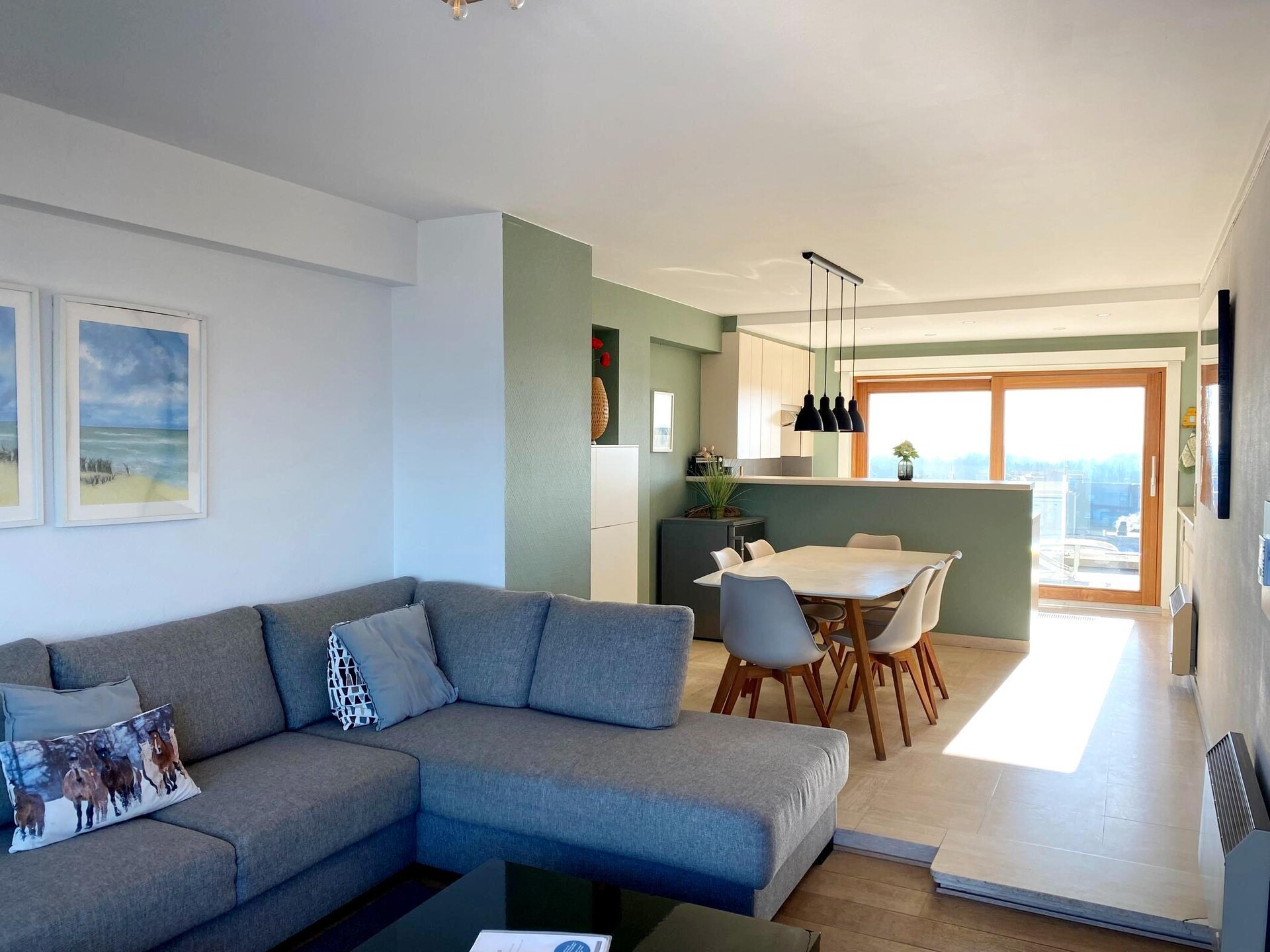 6-persoons zolderappartement met zeezicht op de Nieuwpoortse zeewering - foto 2