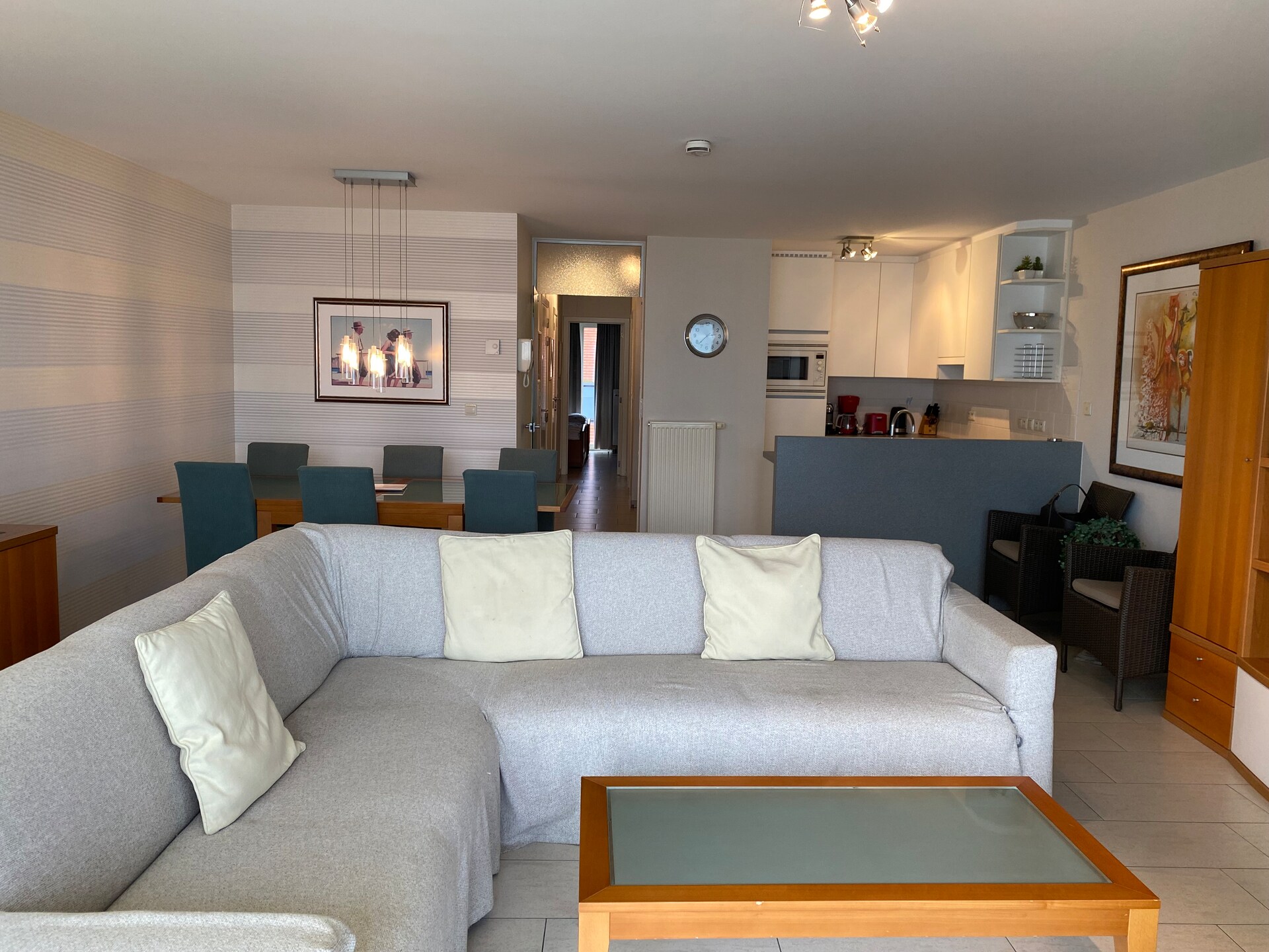 Licht appartement met zeezicht en terras aan de zeedijk van Nieuwpoort - foto 7