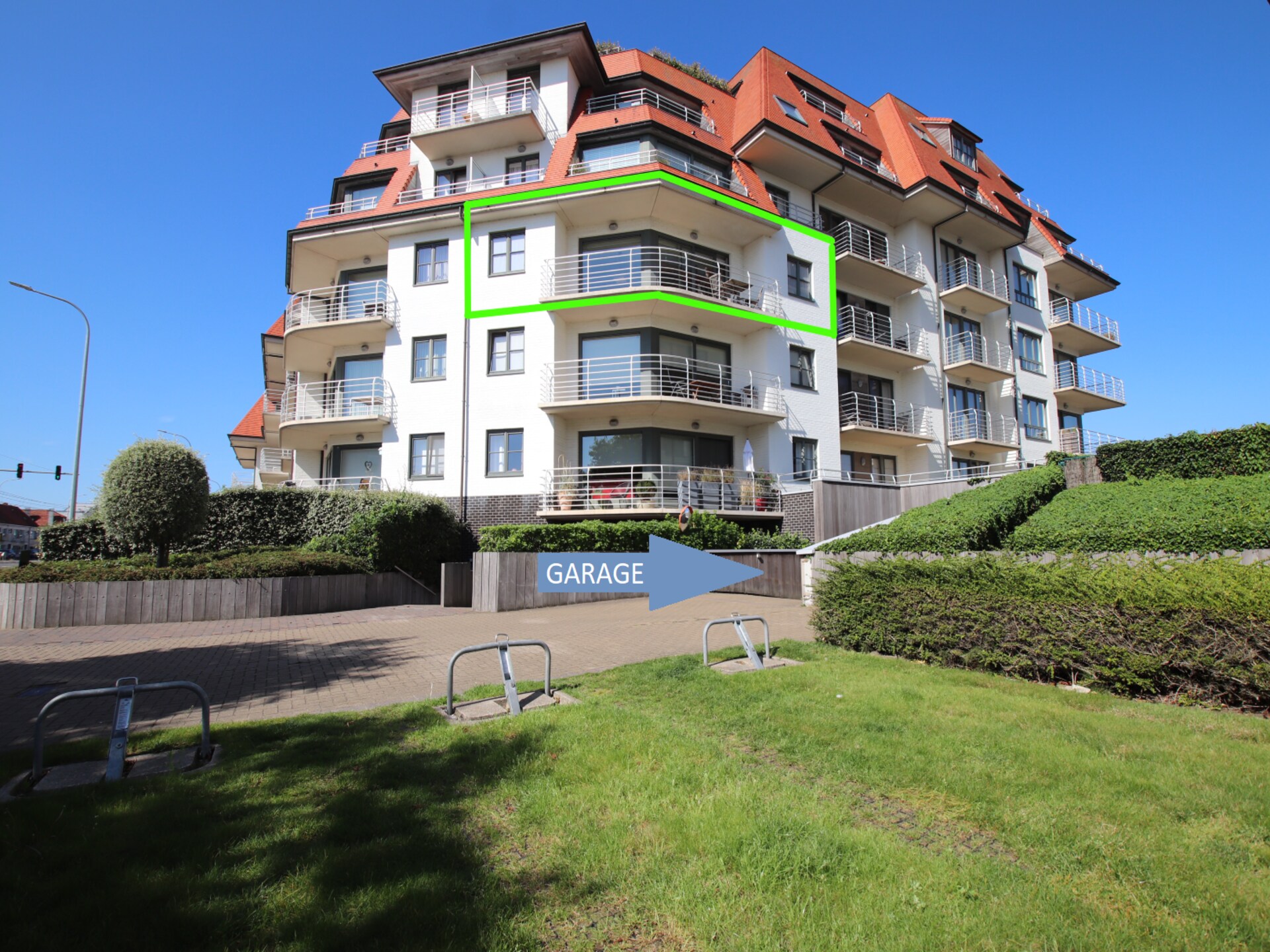Zonnig appartement aan golfbaan in hartje Nieuwpoort met 2 slaapkamers - foto 7
