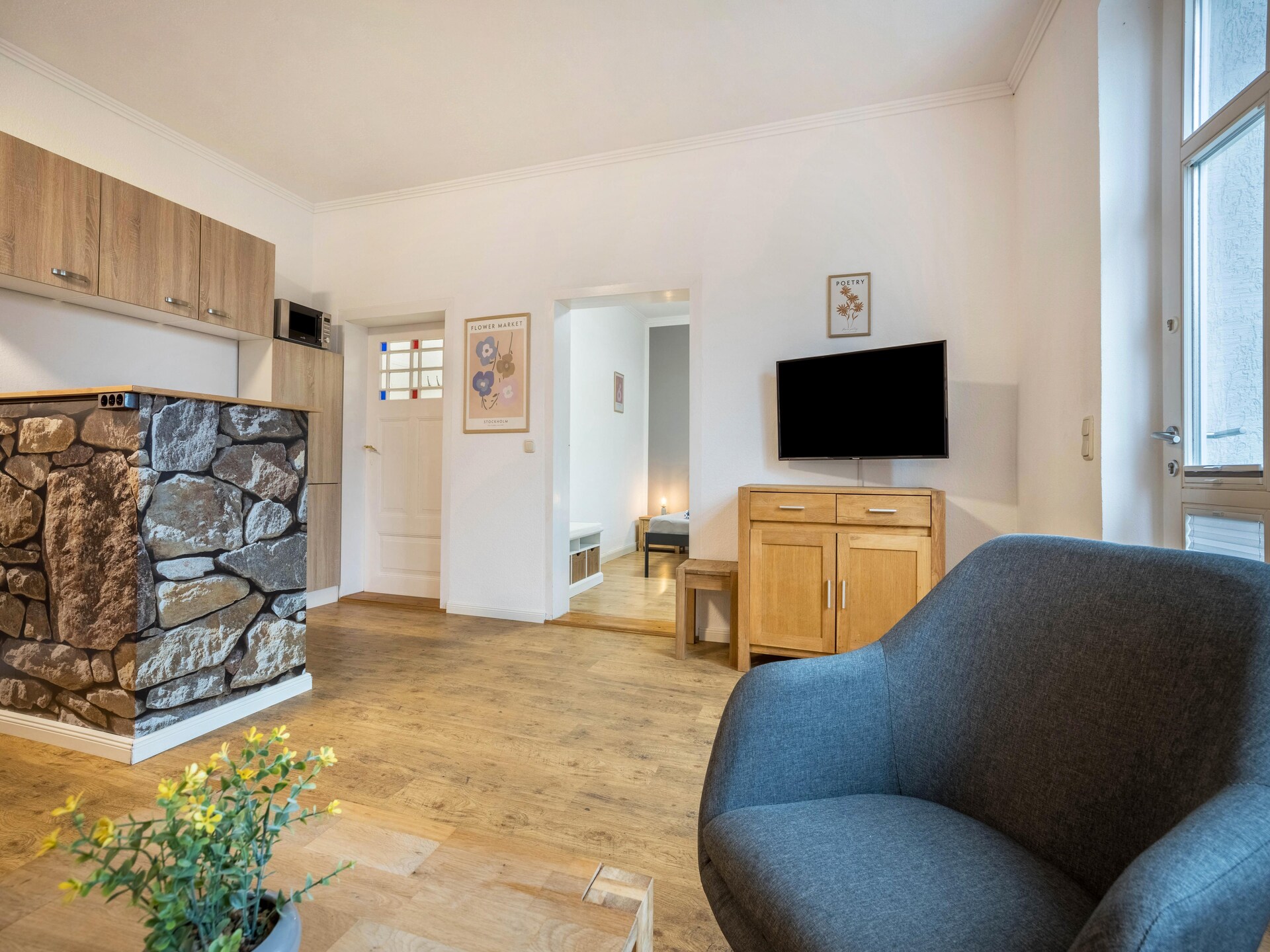 Knus appartement voor 2 aan de Müritzsee in Buchholz - foto 10