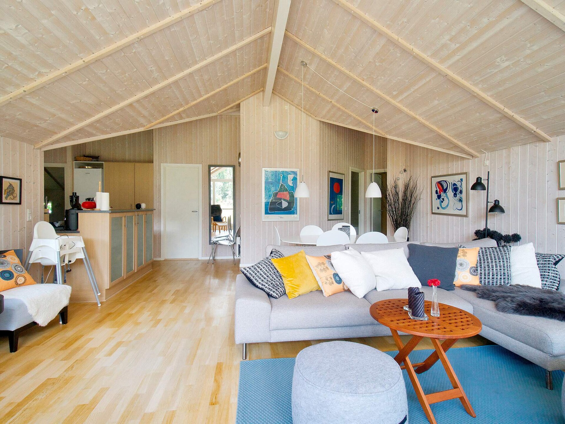 Licht vakantiehuis met sauna en panoramisch uitzicht bij Veddinge Bakker, 500m van zee - foto 3