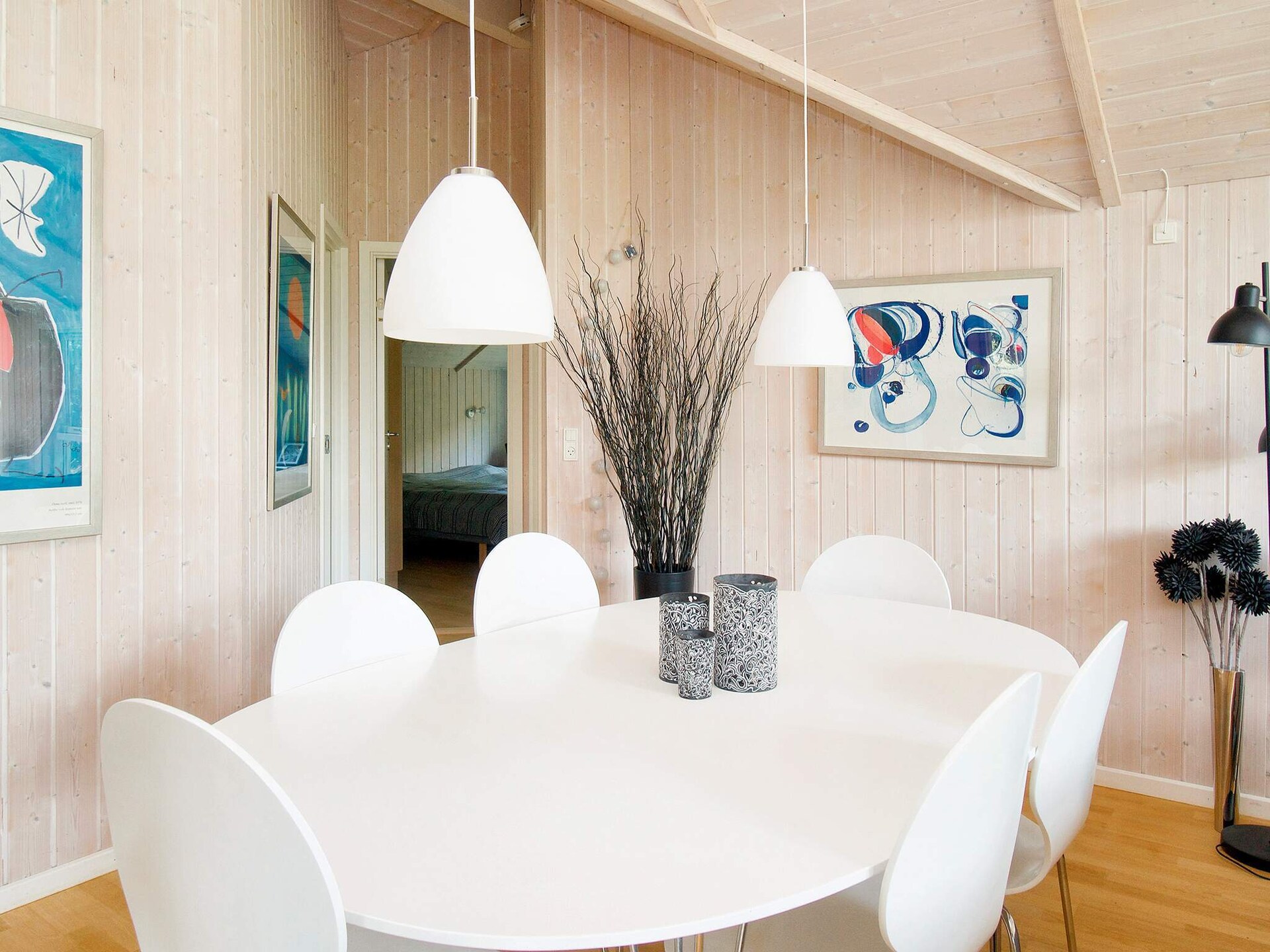 Licht vakantiehuis met sauna en panoramisch uitzicht bij Veddinge Bakker, 500m van zee - foto 8