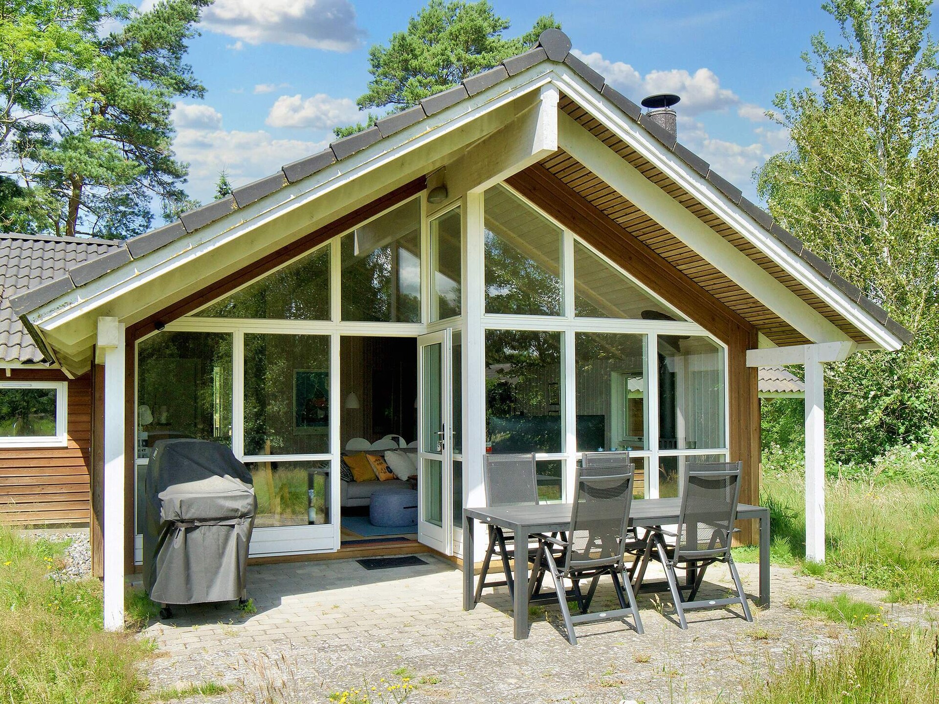 Licht vakantiehuis met sauna en panoramisch uitzicht bij Veddinge Bakker, 500m van zee - foto 19
