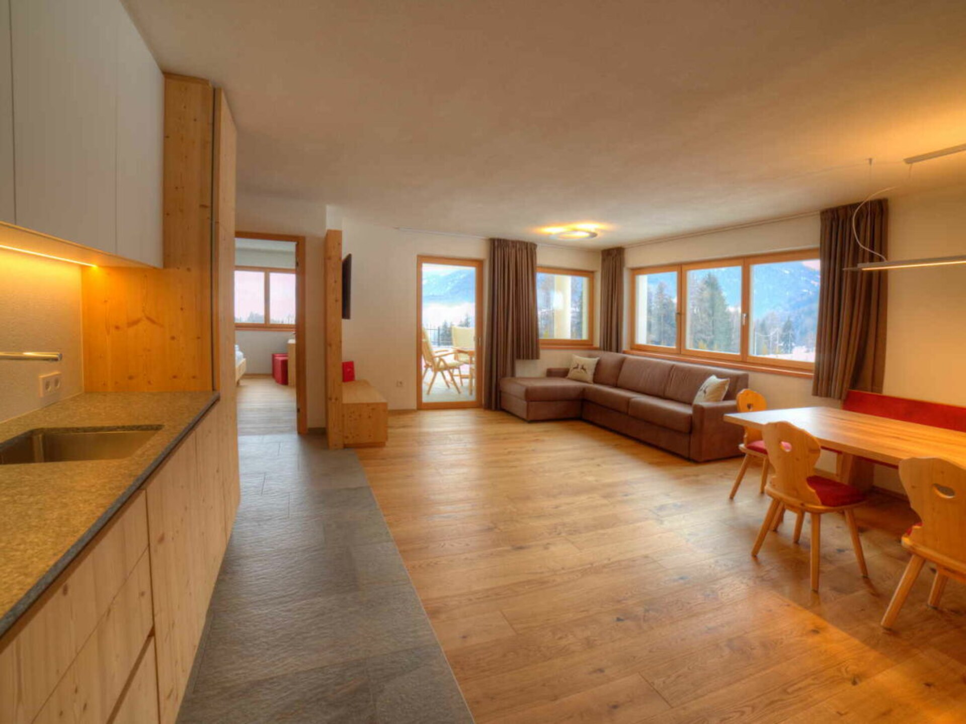 Duurzaam appartement met terras nabij Kronplatz, St. Lorenzen - foto 15