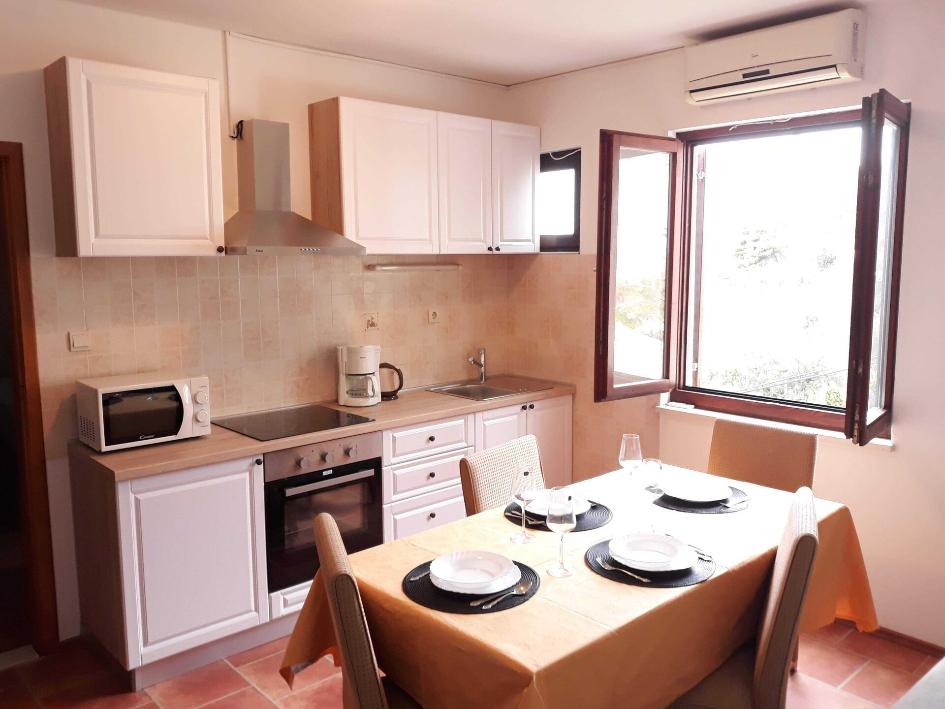 Appartement Gabrijela: Zeezicht op 100m van het strand in Slano - foto 3