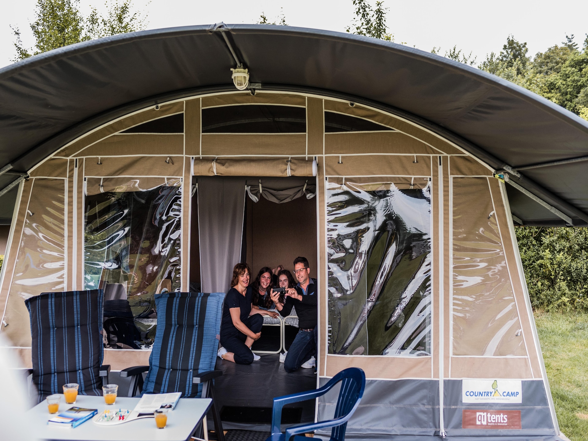 Vrijstaande tentlodge aan de Sûre in Ingeldorf voor 5 personen - foto 1