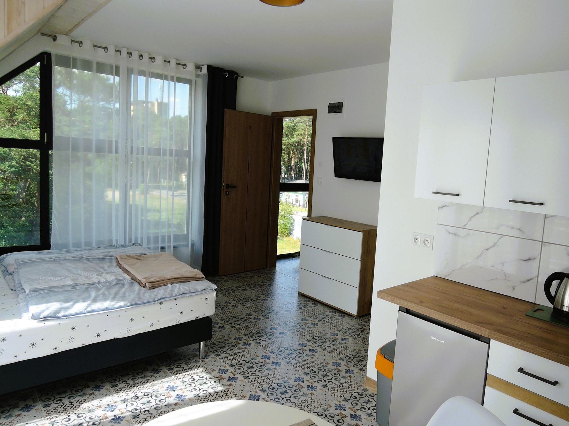 Op 500 m van het strand: Comfortabel appartement in centrum Mrzeżyno - foto 11