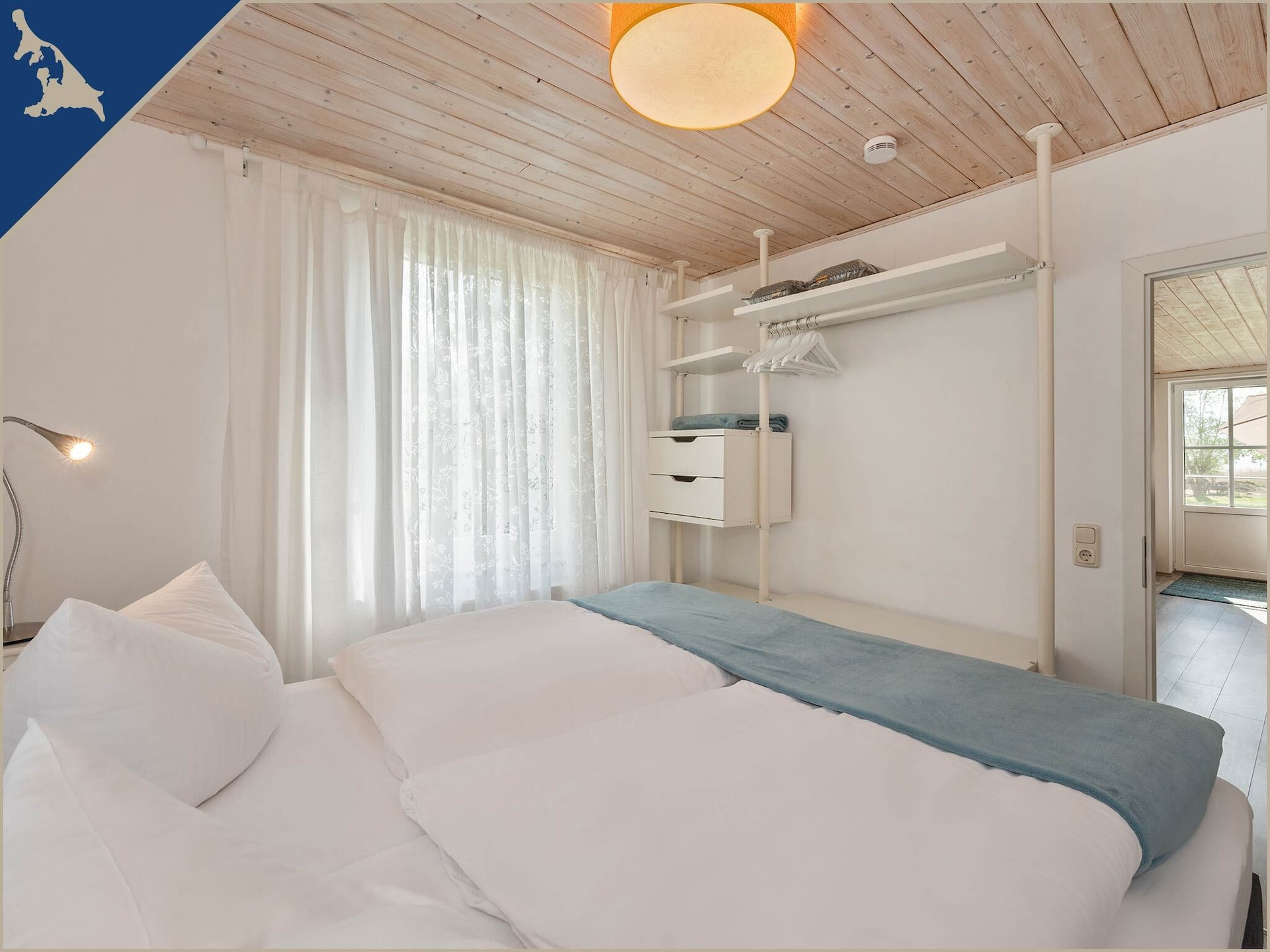 Modern appartement aan het Achterwasser met open haard, Lütow - foto 8