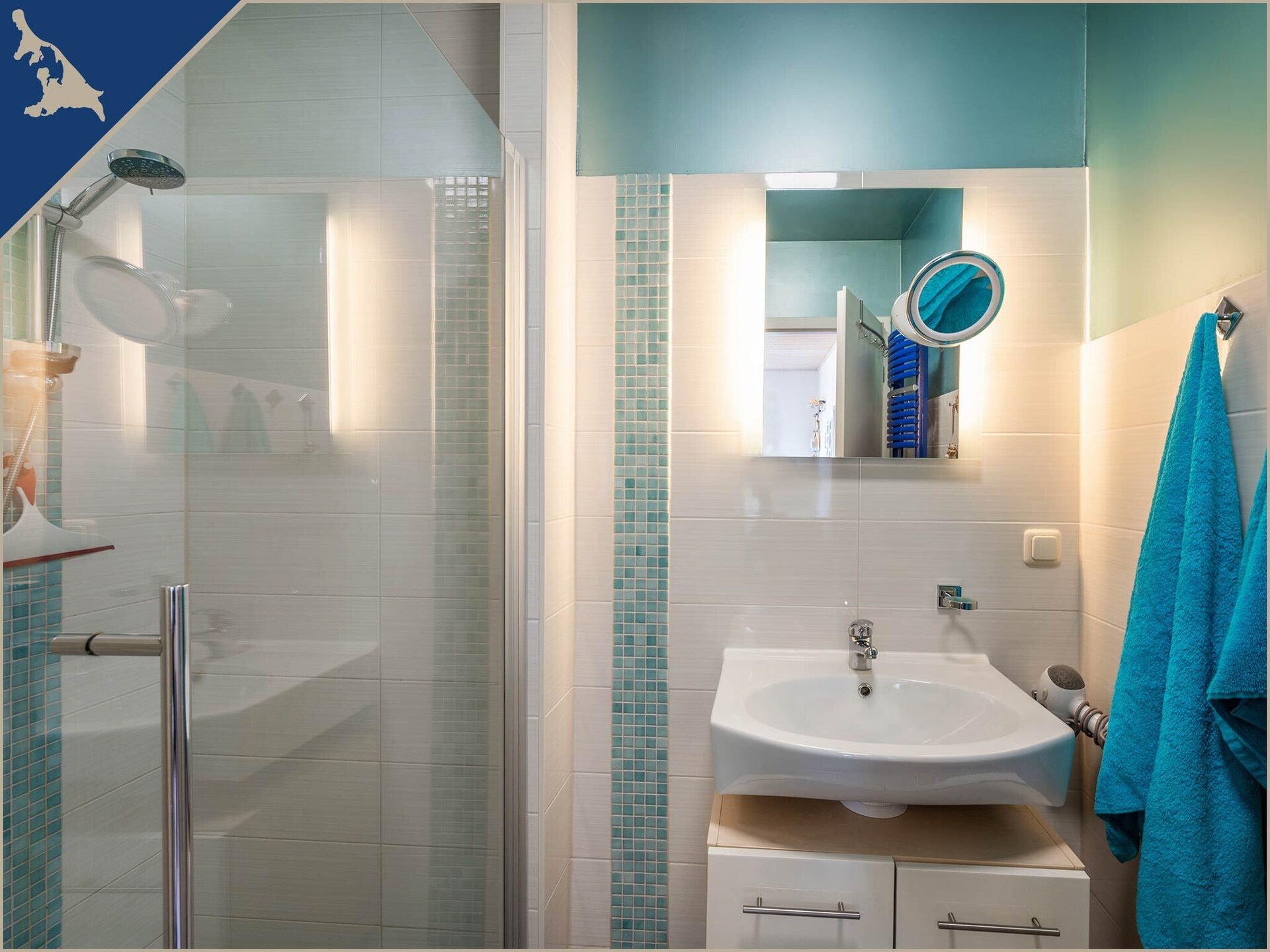 Modern appartement aan het Achterwasser met open haard, Lütow - foto 11