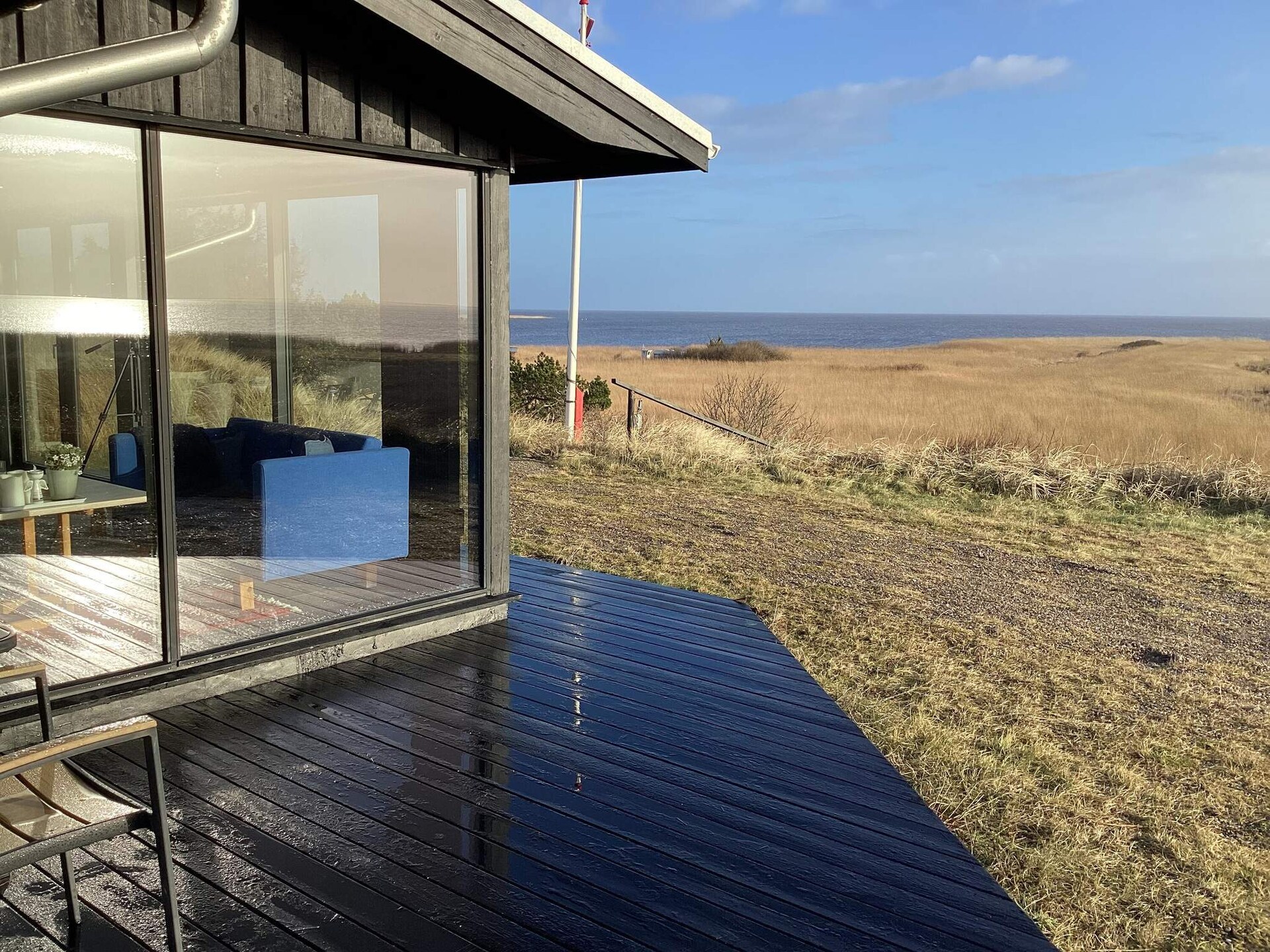 3-persoons vakantiehuis in Hvide Sande met panoramisch fjordzicht - foto 2