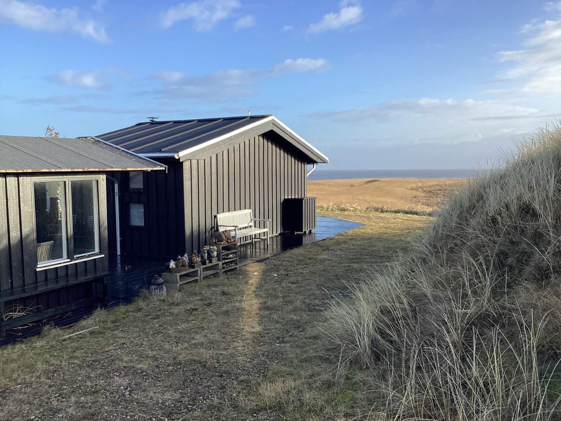 3-persoons vakantiehuis in Hvide Sande met panoramisch fjordzicht - foto 5