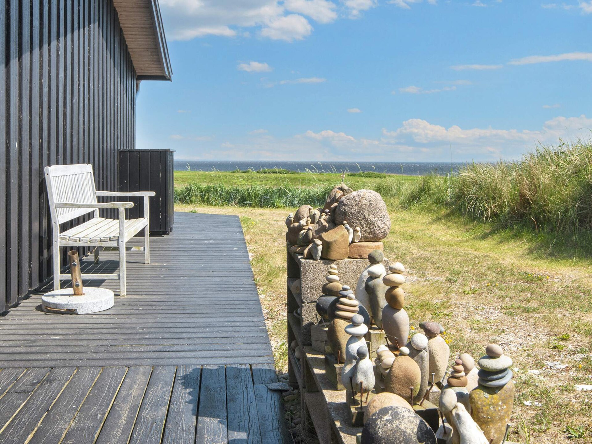 3-persoons vakantiehuis in Hvide Sande met panoramisch fjordzicht - foto 9