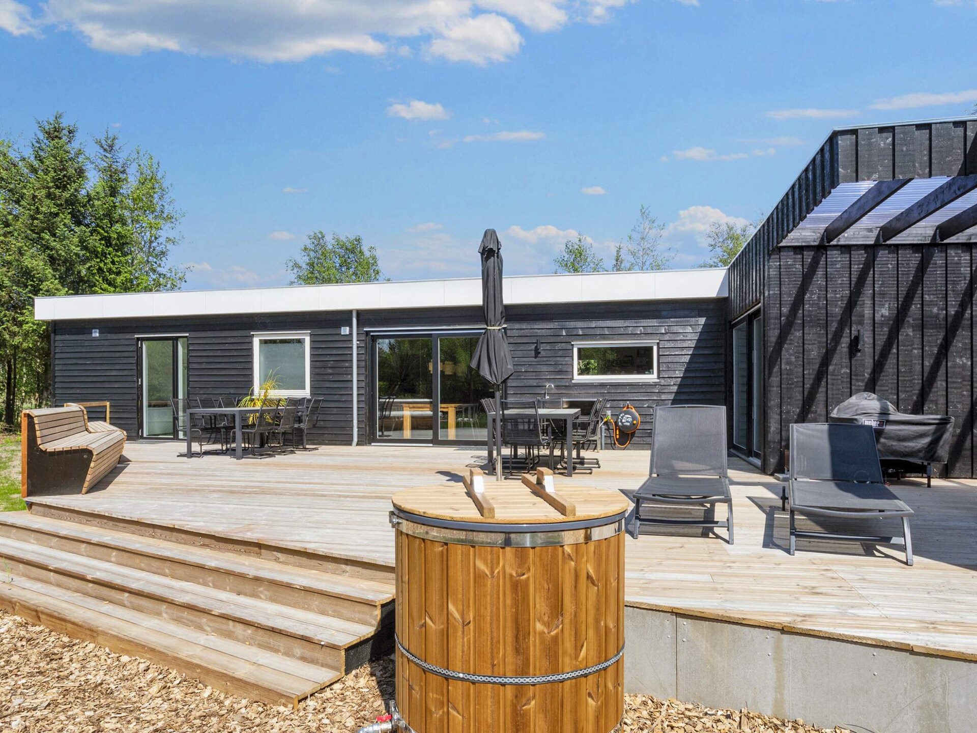 Modern vakantiehuis in Øster Assels voor 16 personen met sauna - foto 1