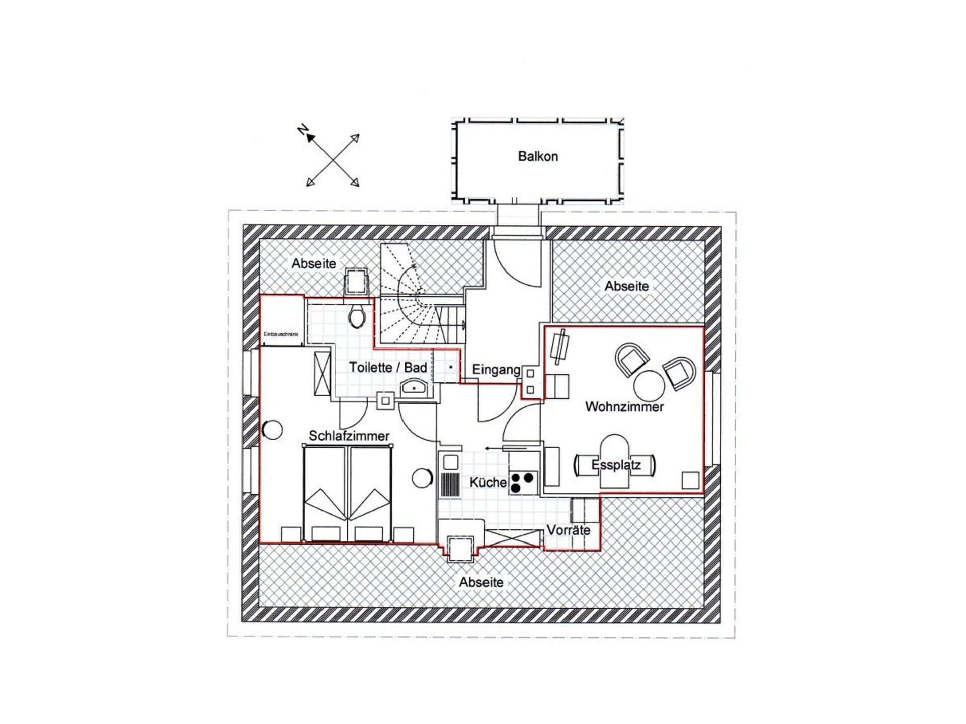 Knus appartement voor 2 in centrum Cuxhaven, vlak bij zee - foto 18