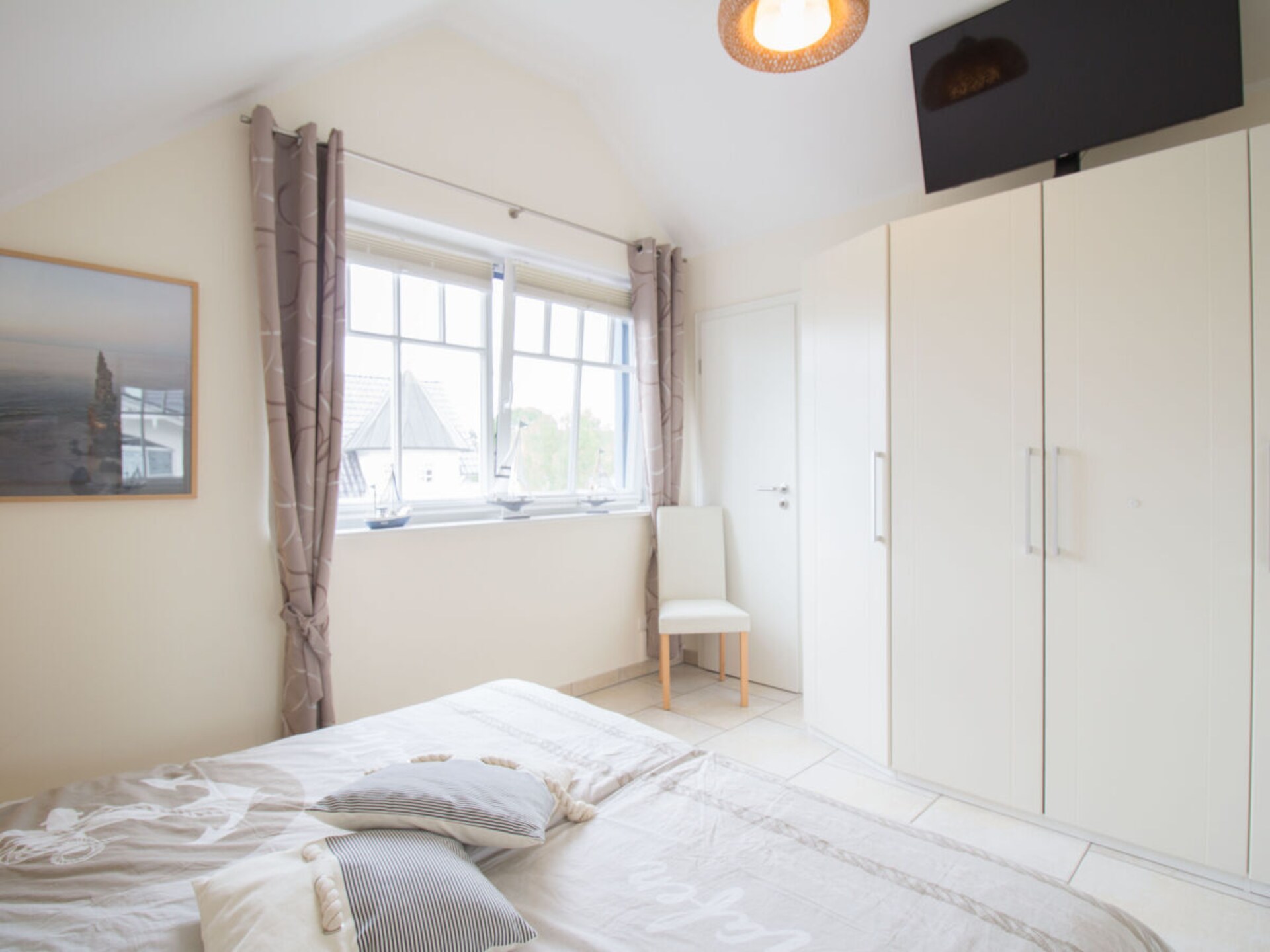 Licht appartement op 110 meter van strand in Zingst met balkon & open haard - foto 17