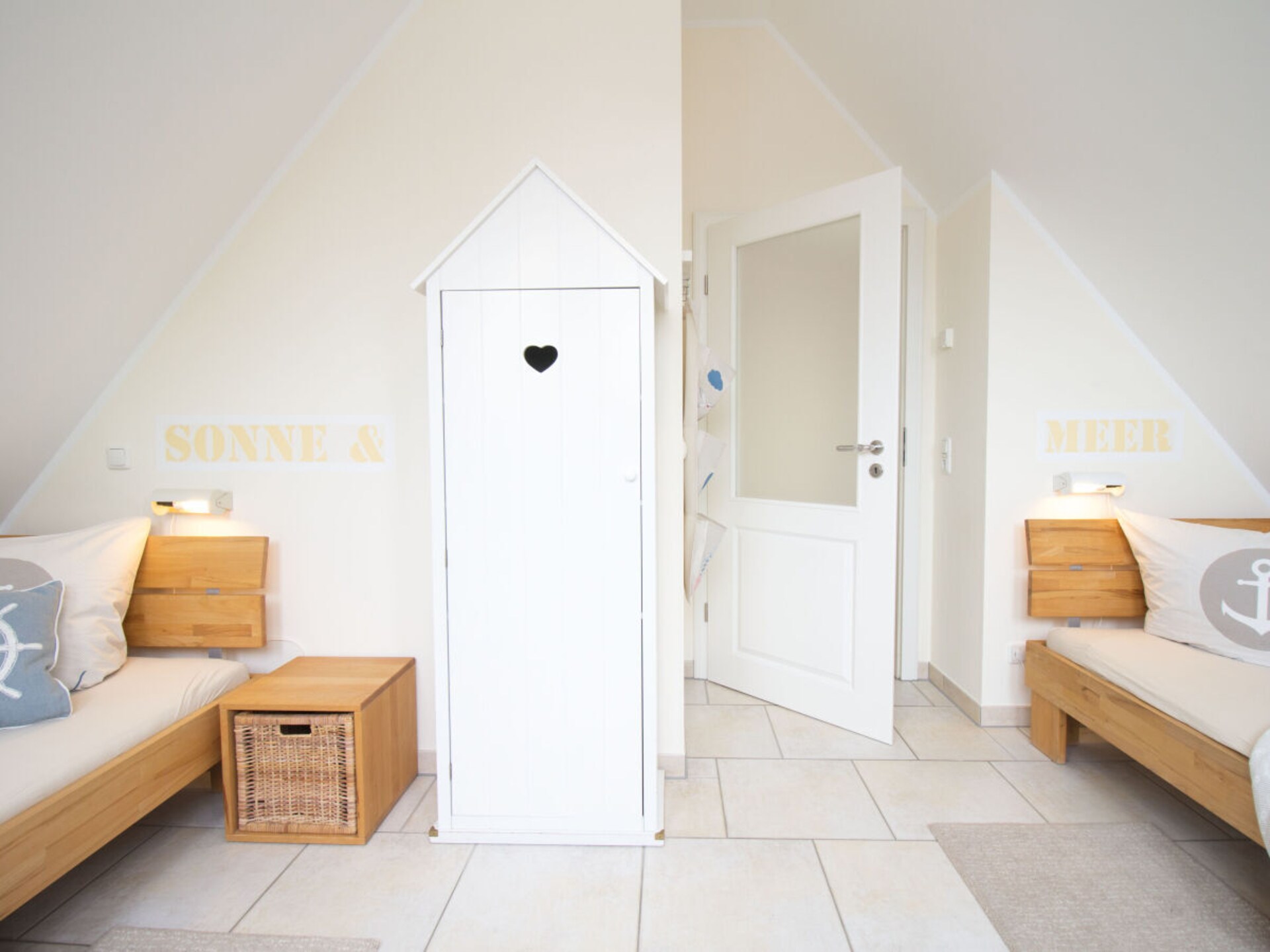 Licht appartement op 110 meter van strand in Zingst met balkon & open haard - foto 19