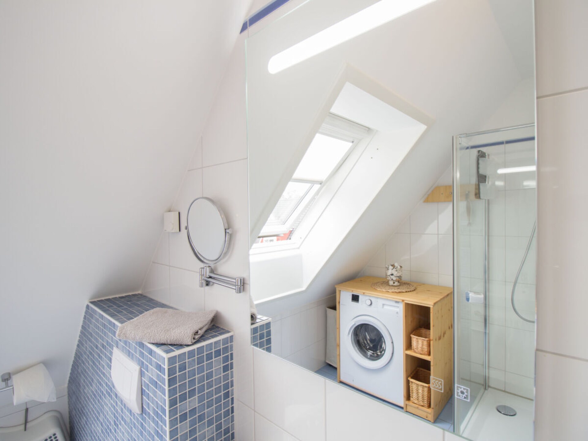 Licht appartement op 110 meter van strand in Zingst met balkon & open haard - foto 23