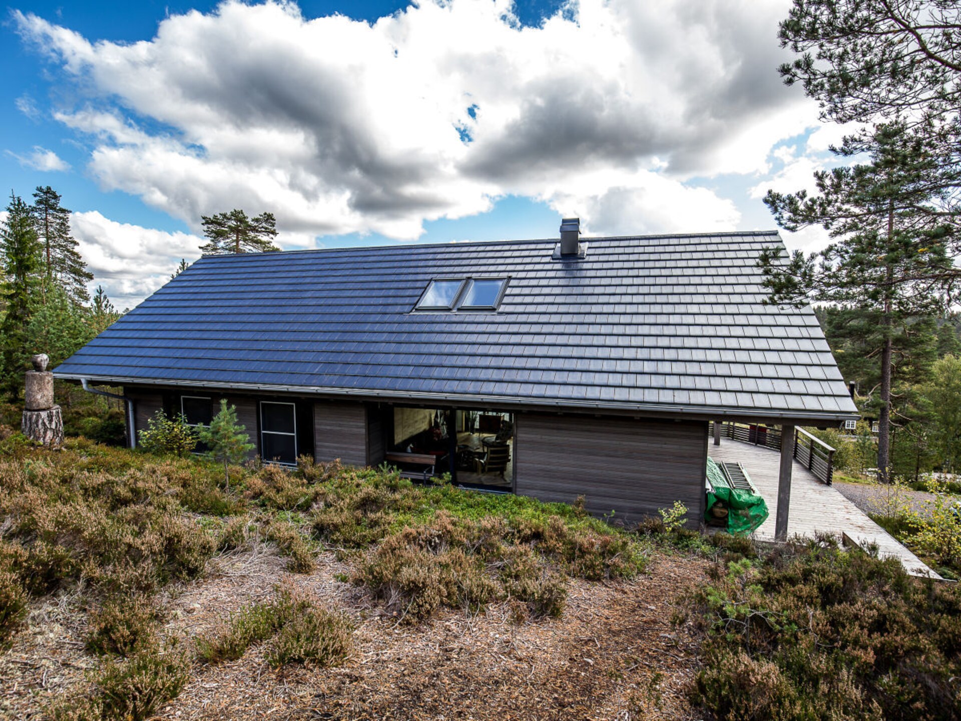Modern vakantiechalet met sauna en kano aan zwemmeer in Zuid-Noorwegen - foto 4