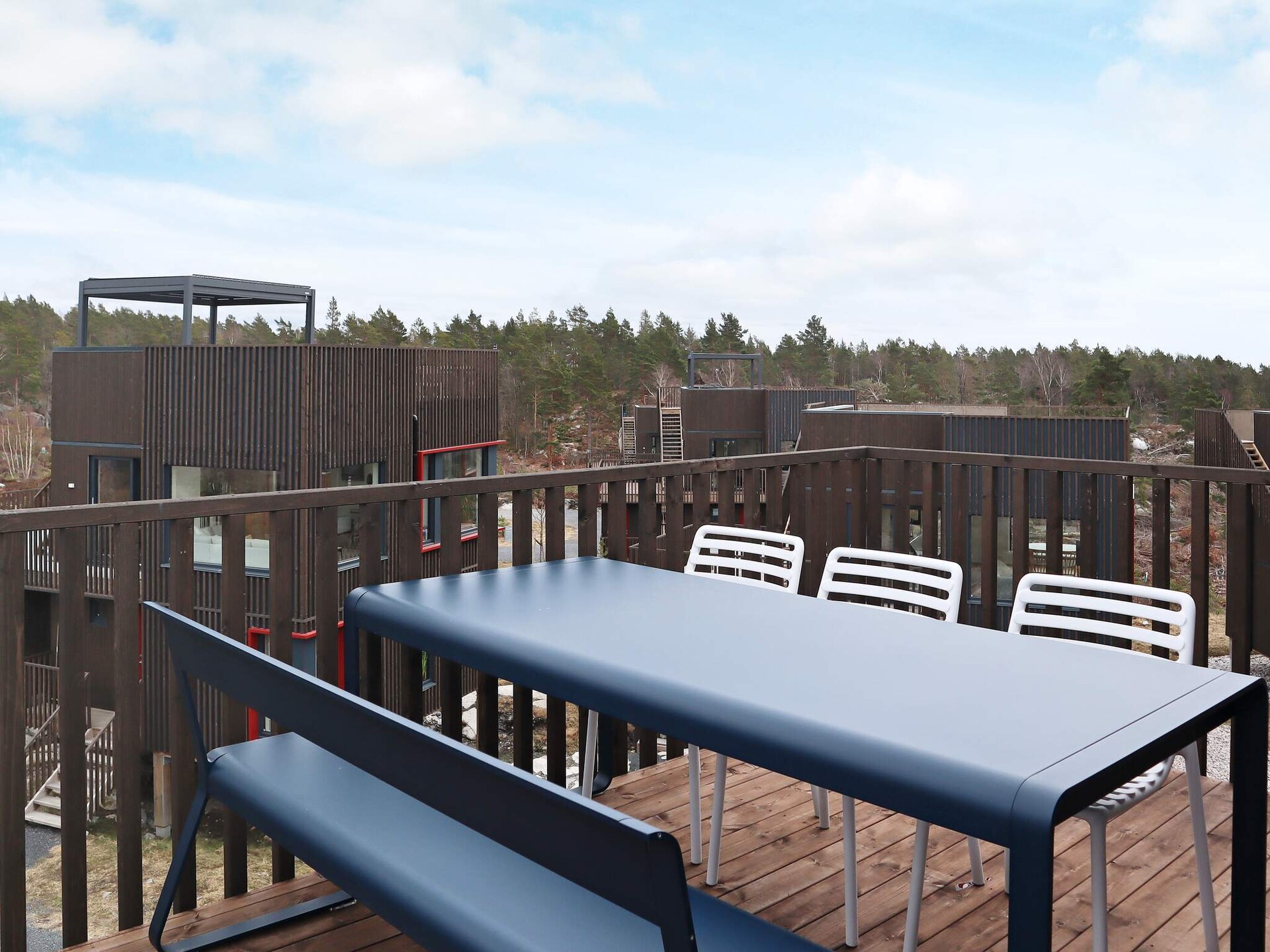 Modern vakantiehuis met panoramisch dakterras bij Søndeled - foto 6