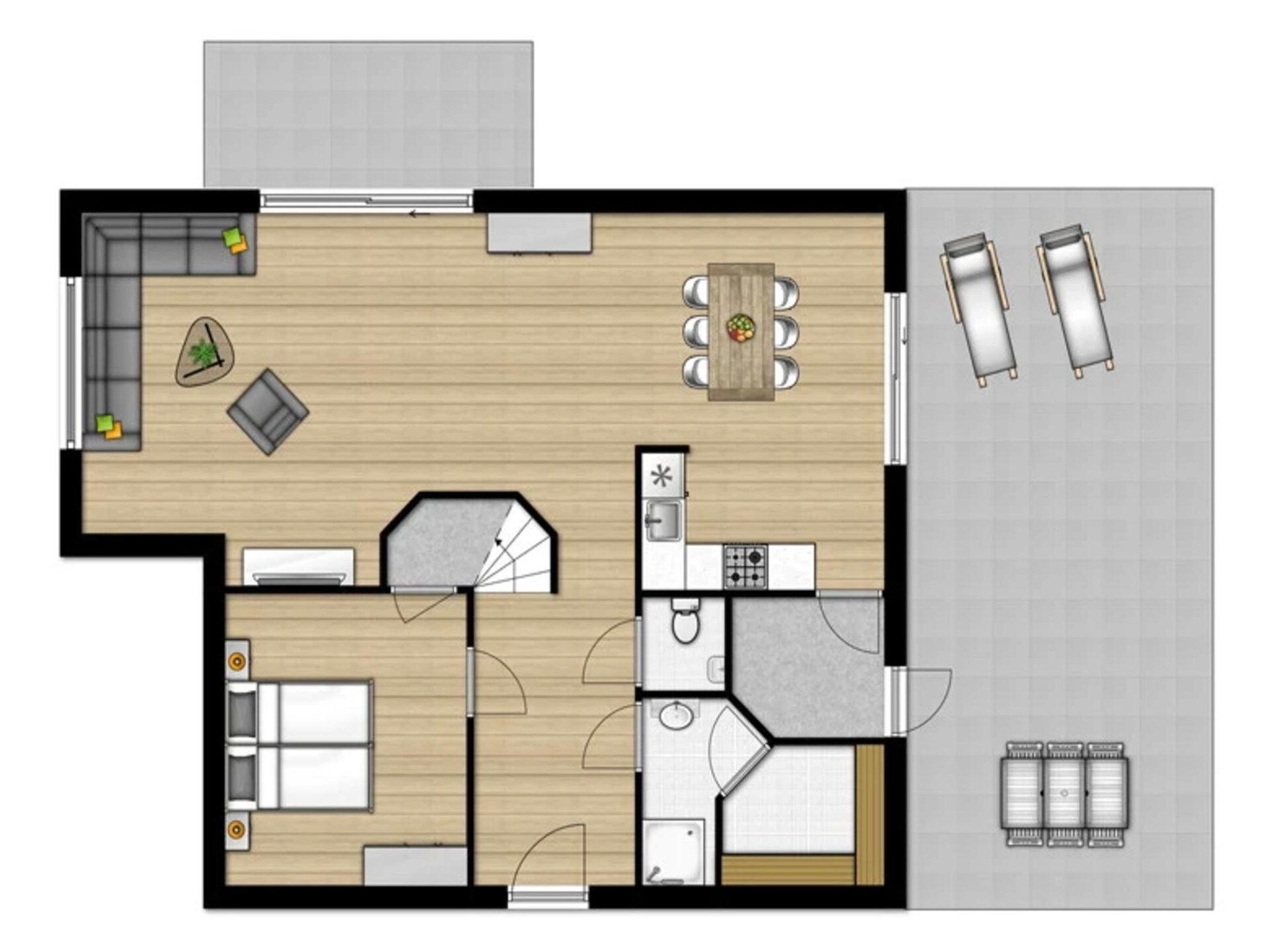 Vrijstaande wellnessbungalow voor 6 personen bij Grevelingenmeer - foto 11