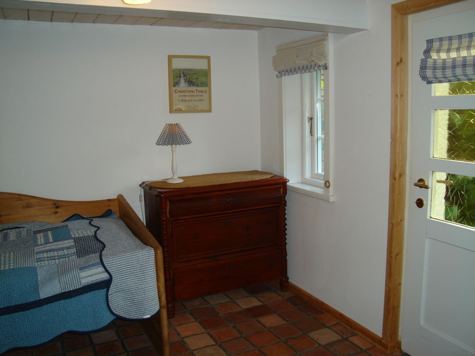 Historisch rieten dakhuis aan de oude dijk in St. Peter-Ording - foto 13