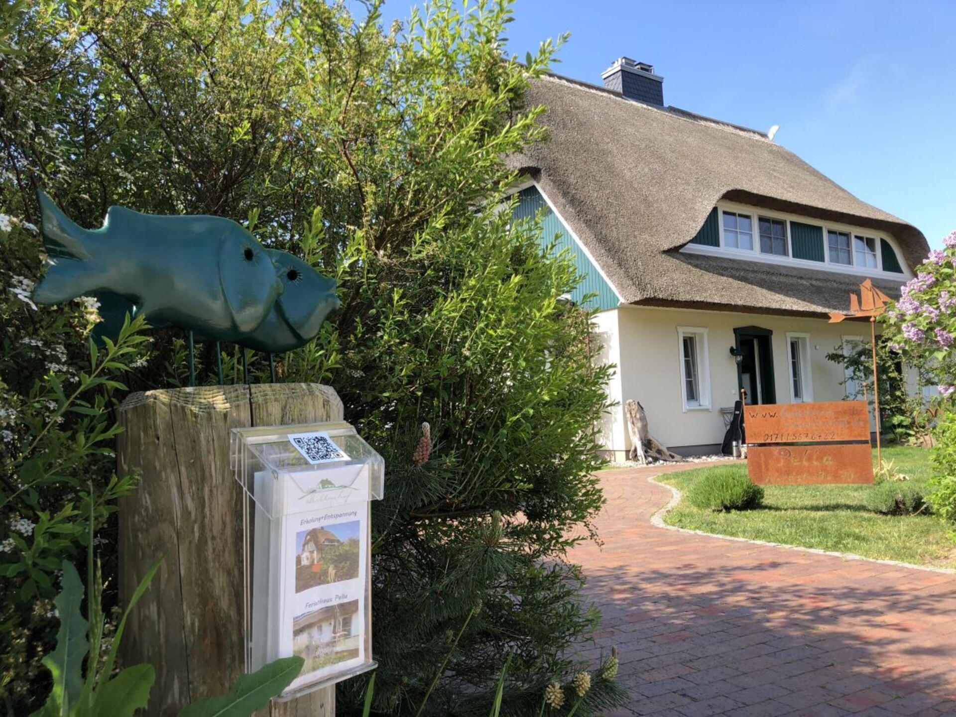 Landelijk vakantiehuis met rieten dak in Born a. Darß, 6 personen - foto 9
