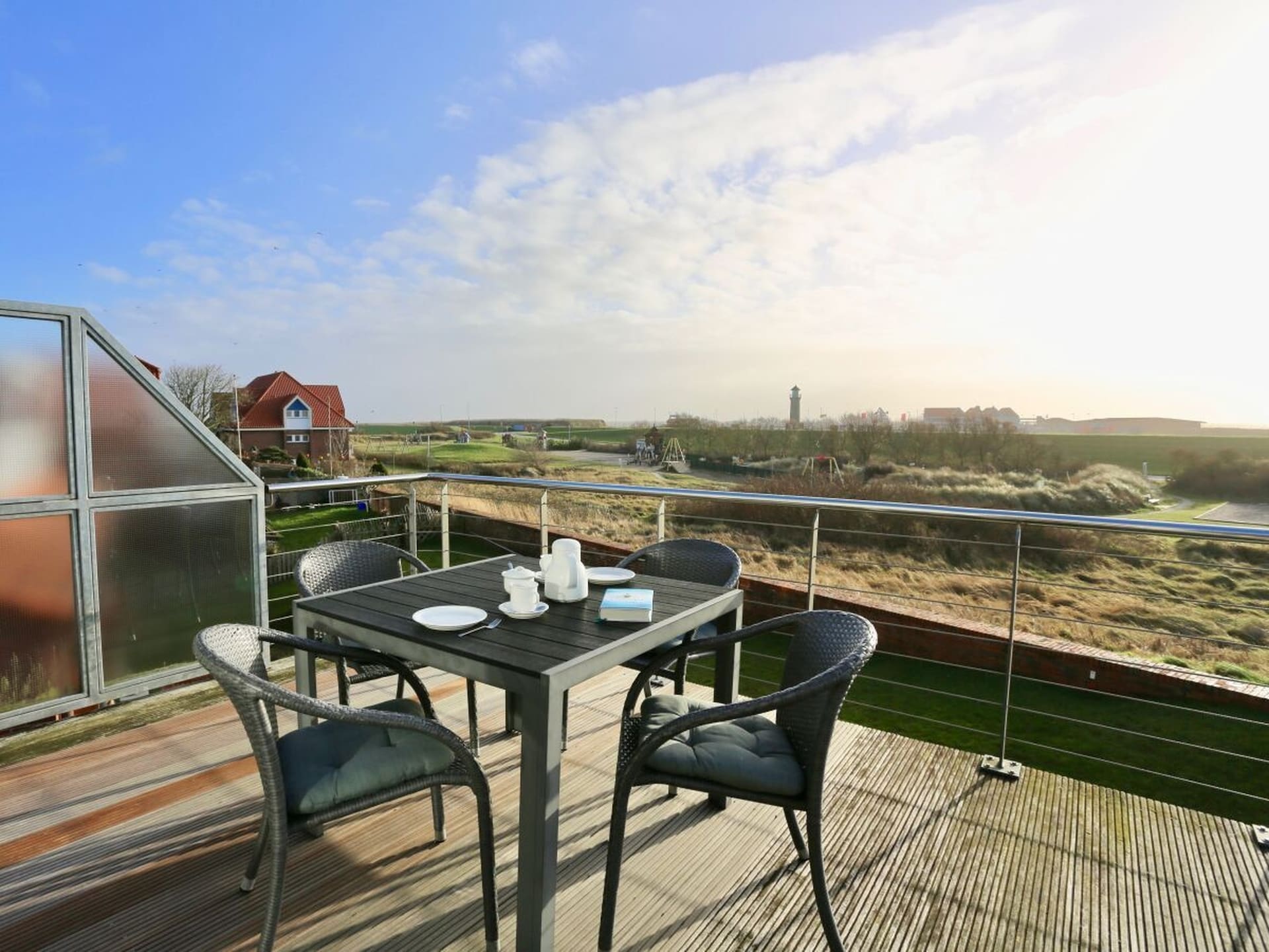 Vakantiehuis met panoramisch uitzicht op wad en haven in het hart van Juist - foto 12