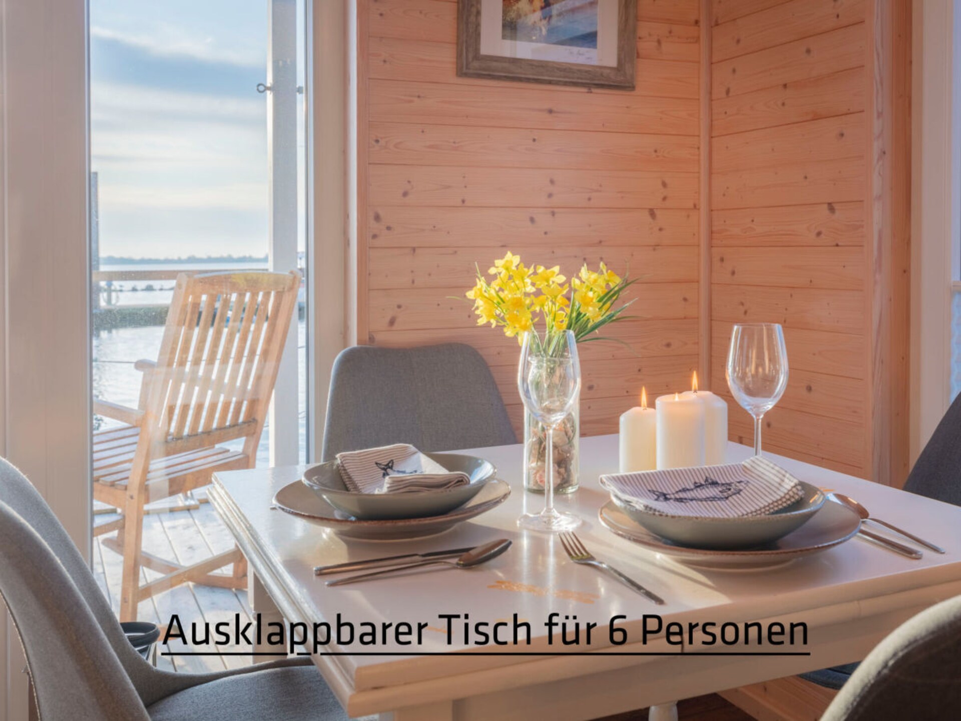 Unieke woonboot in haven Burgstaaken – 5 pers., terras & hangmat - foto 2