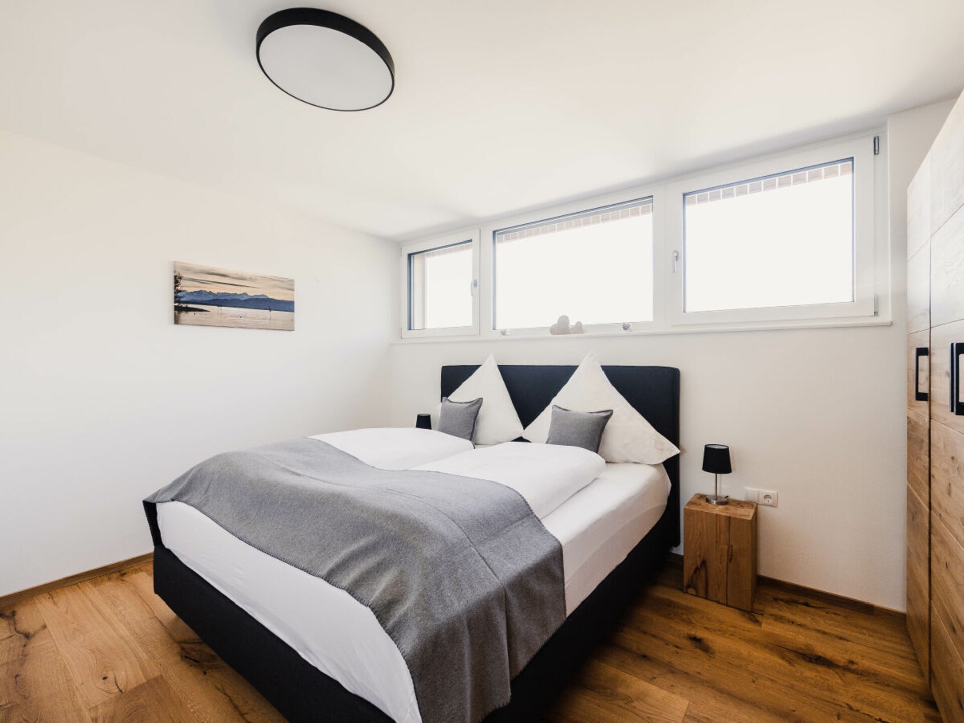 Rustiek appartement nabij de Bodensee met balkon en bergzicht in Hörbranz - foto 10
