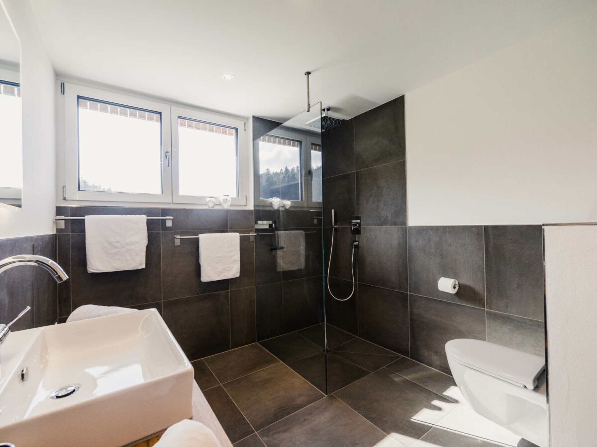 Rustiek appartement nabij de Bodensee met balkon en bergzicht in Hörbranz - foto 16
