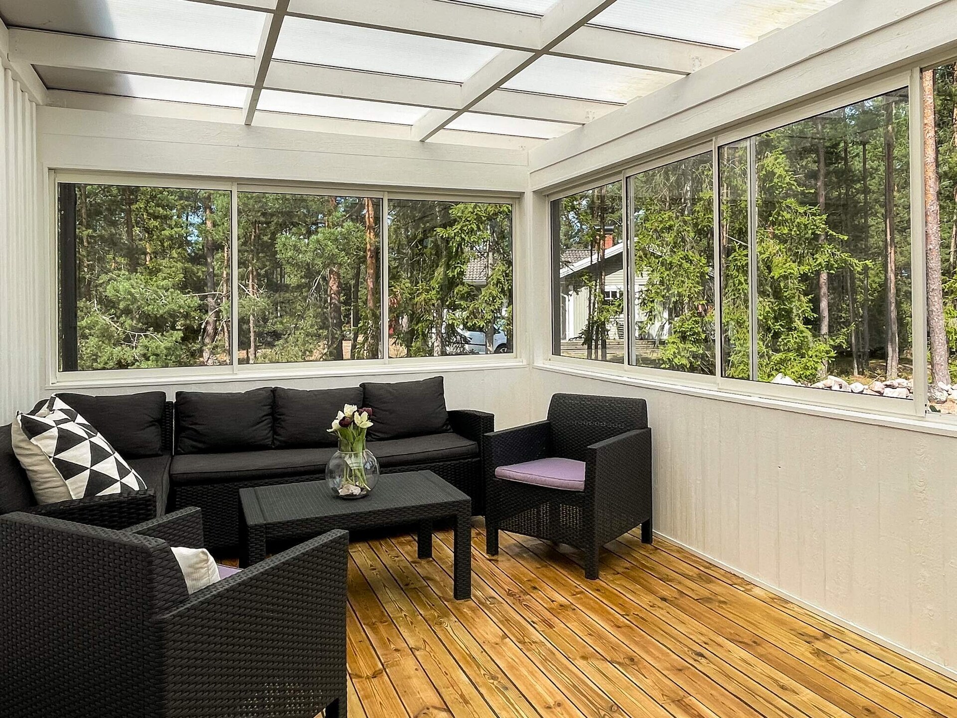 Licht vakantiehuis op Oknö met sauna, vlakbij zee en golfbaan - foto 3