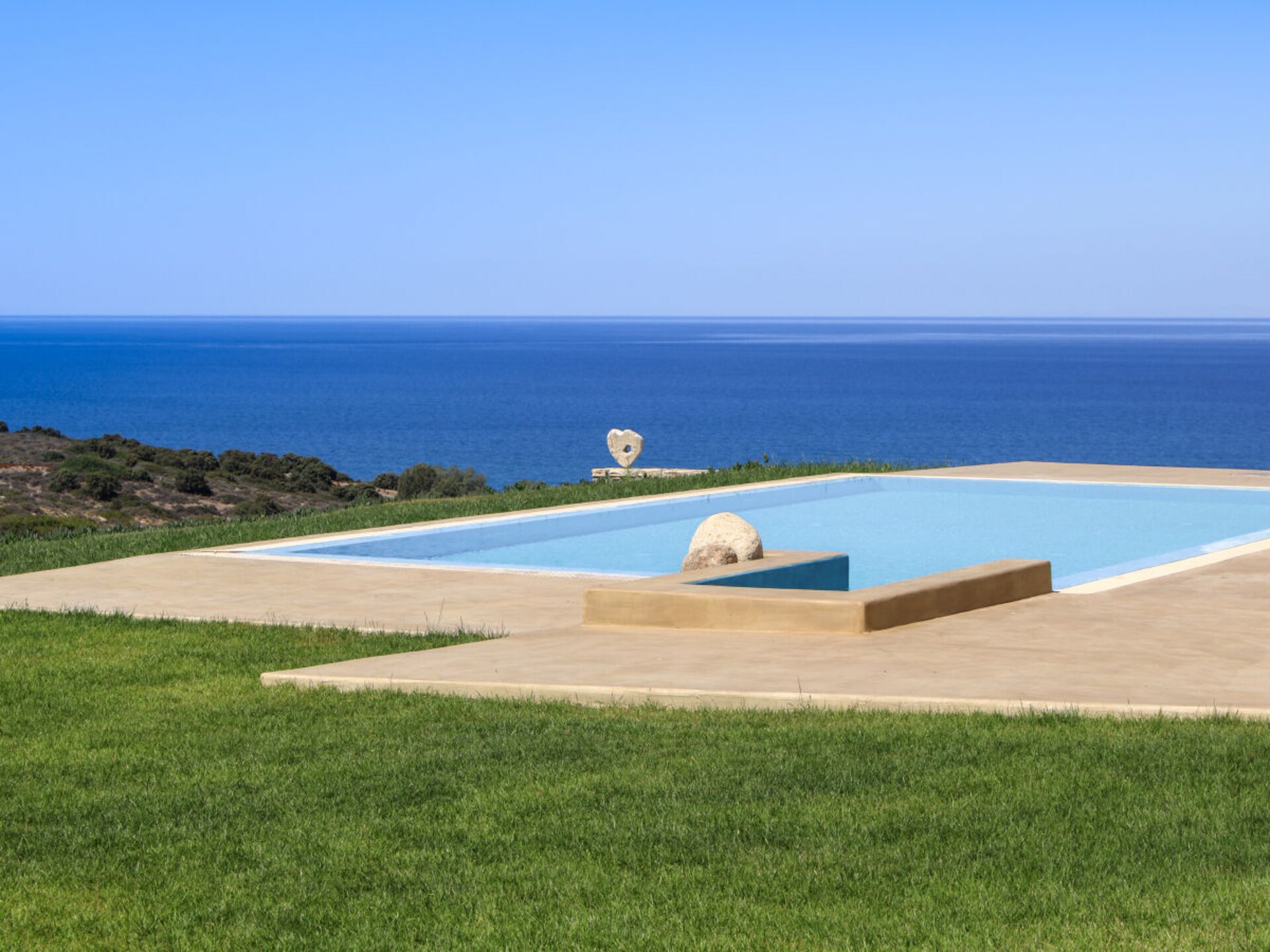 Villa met privézwembad en panoramisch uitzicht op 500 meter van zee in Pitsidia - foto 8