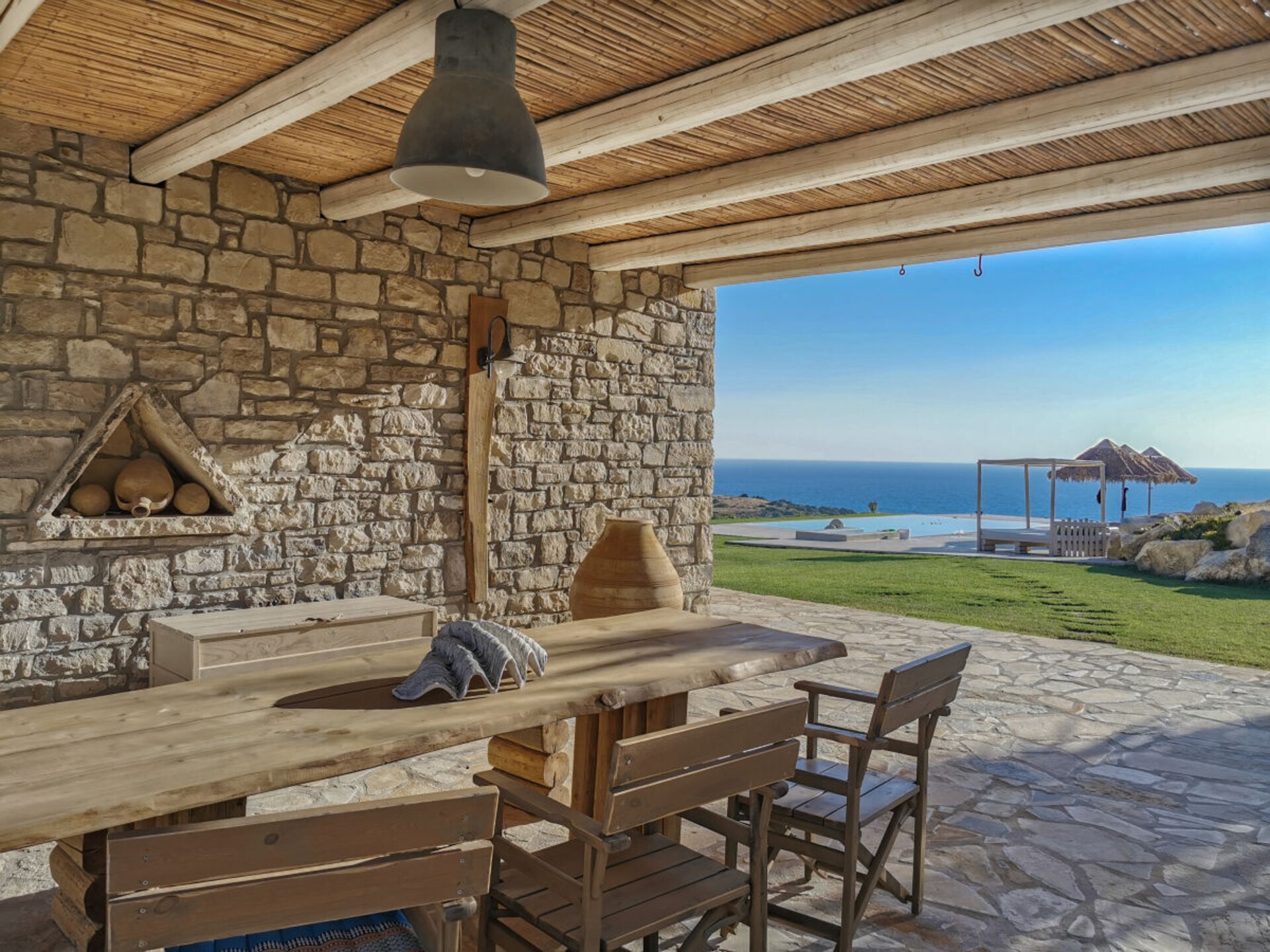 Villa met privézwembad en panoramisch uitzicht op 500 meter van zee in Pitsidia - foto 11