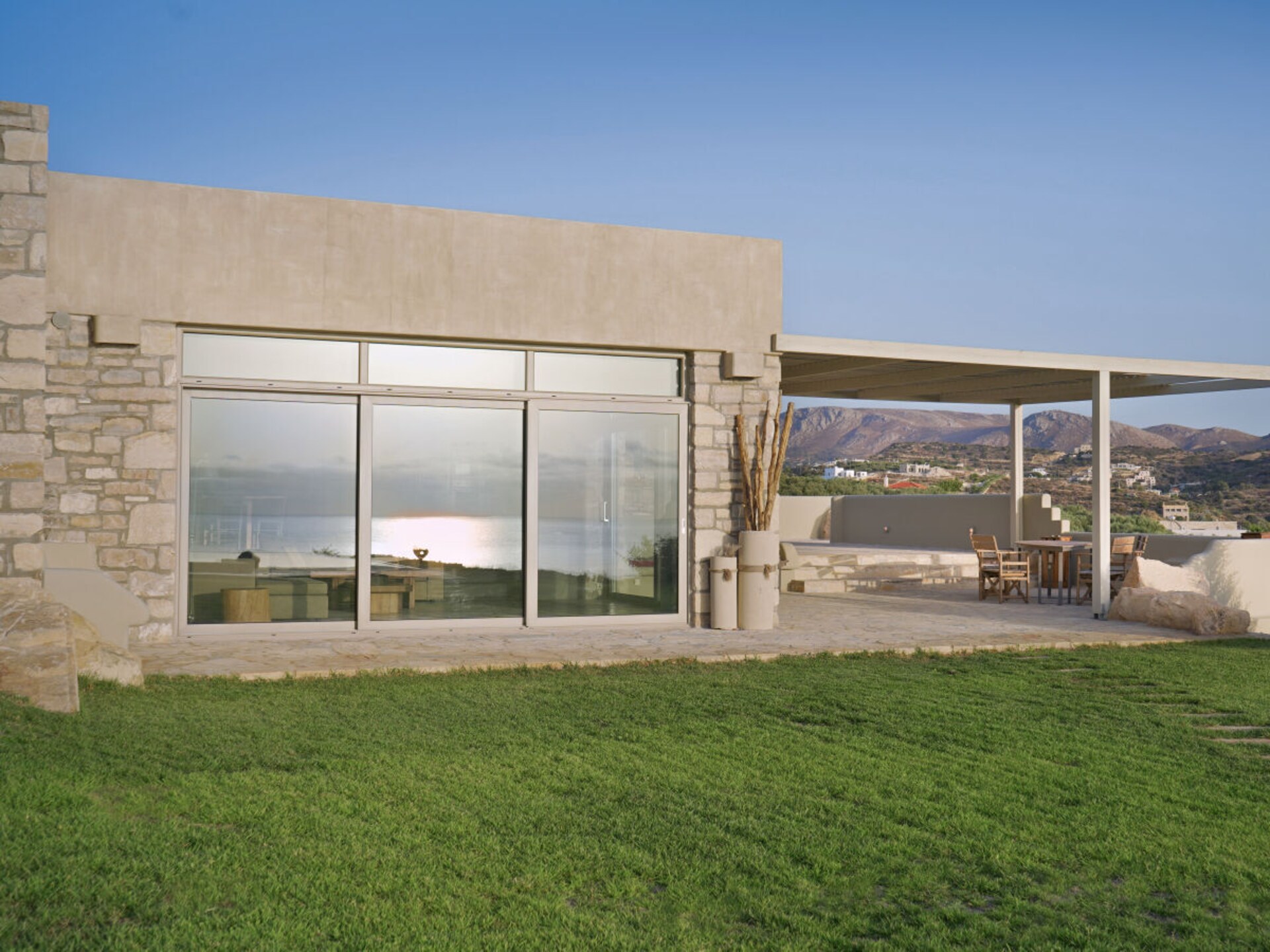 Villa met privézwembad en panoramisch uitzicht op 500 meter van zee in Pitsidia - foto 15