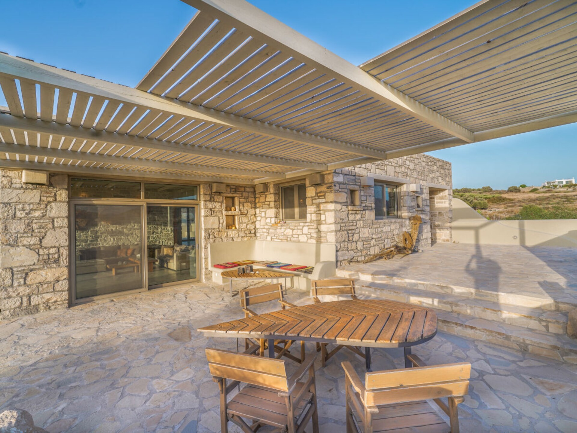 Villa met privézwembad en panoramisch uitzicht op 500 meter van zee in Pitsidia - foto 16