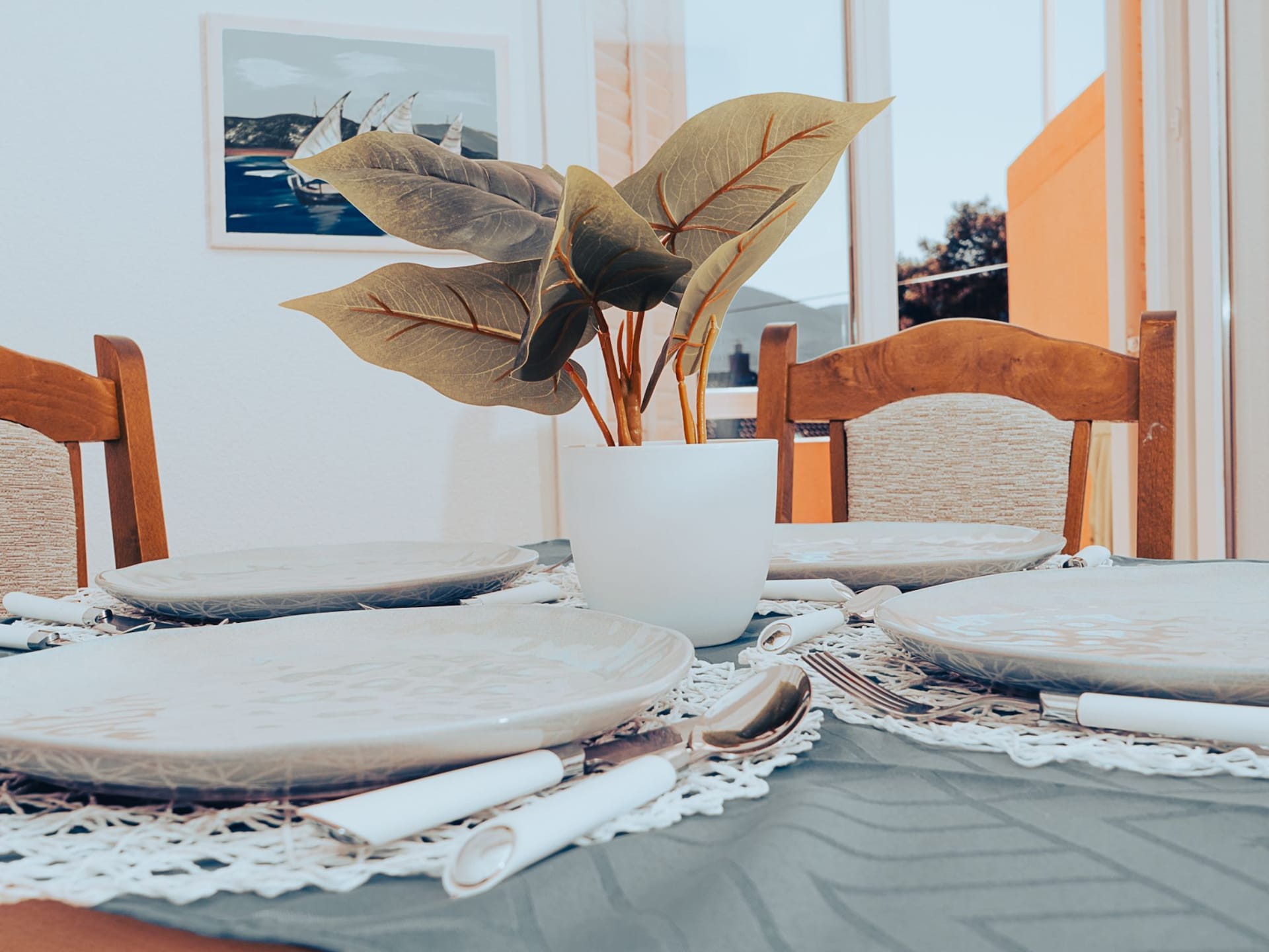 Appartement met zeezicht en terras in Vrboska, op 200 meter van het strand - foto 2