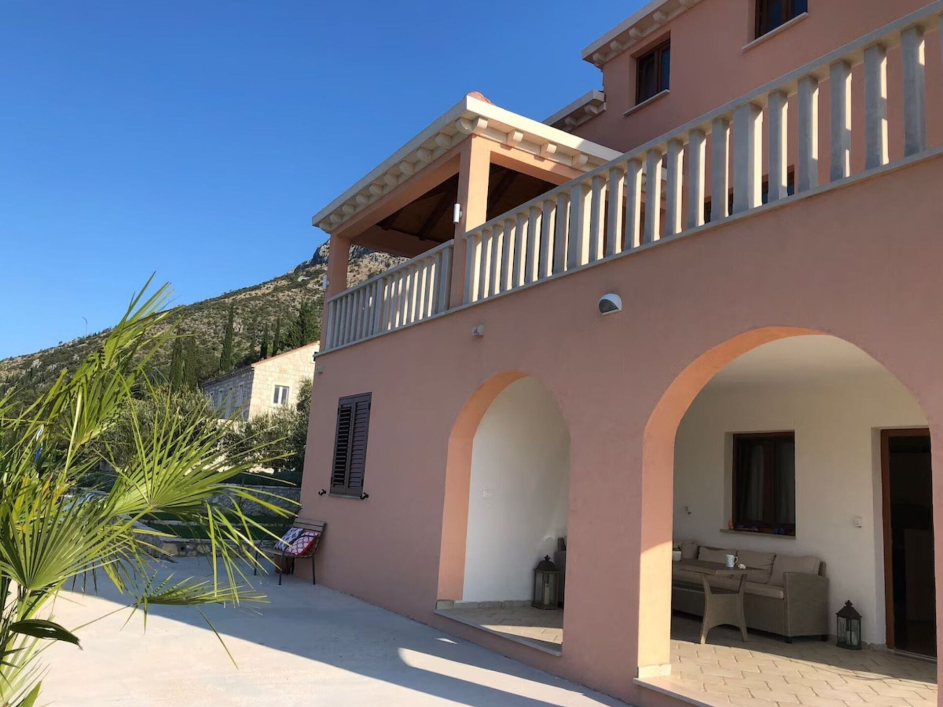 Villa Oliva in Gruda: Rustige villa met zwembad en terras - foto 15