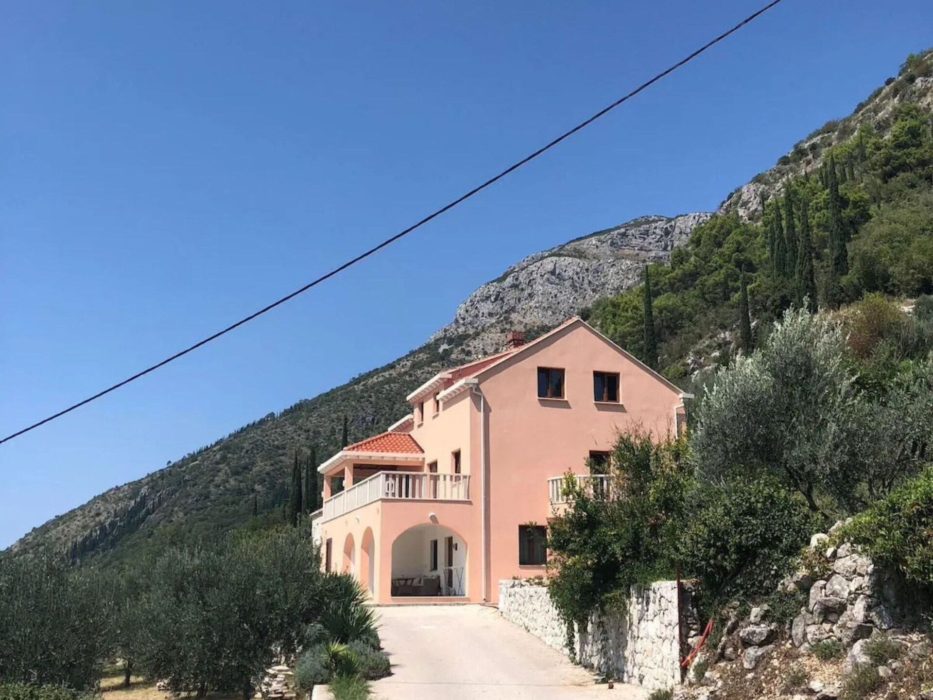Villa Oliva in Gruda: Rustige villa met zwembad en terras - foto 16