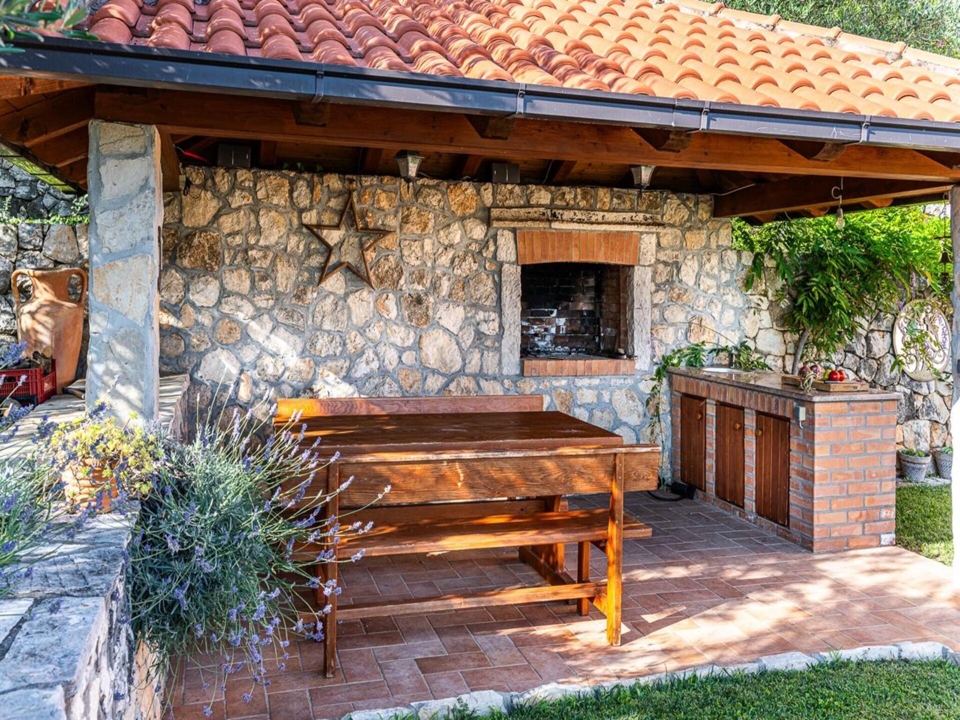 Villa Oliva in Gruda: Rustige villa met zwembad en terras - foto 31