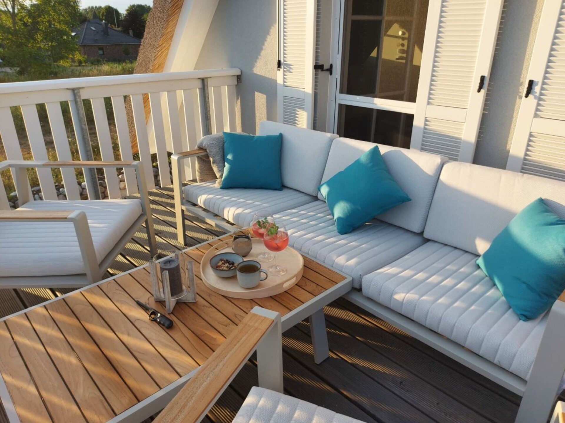 Exclusief rietgedekt vakantiehuis met sauna, open haard en zeezicht in Parow - foto 9