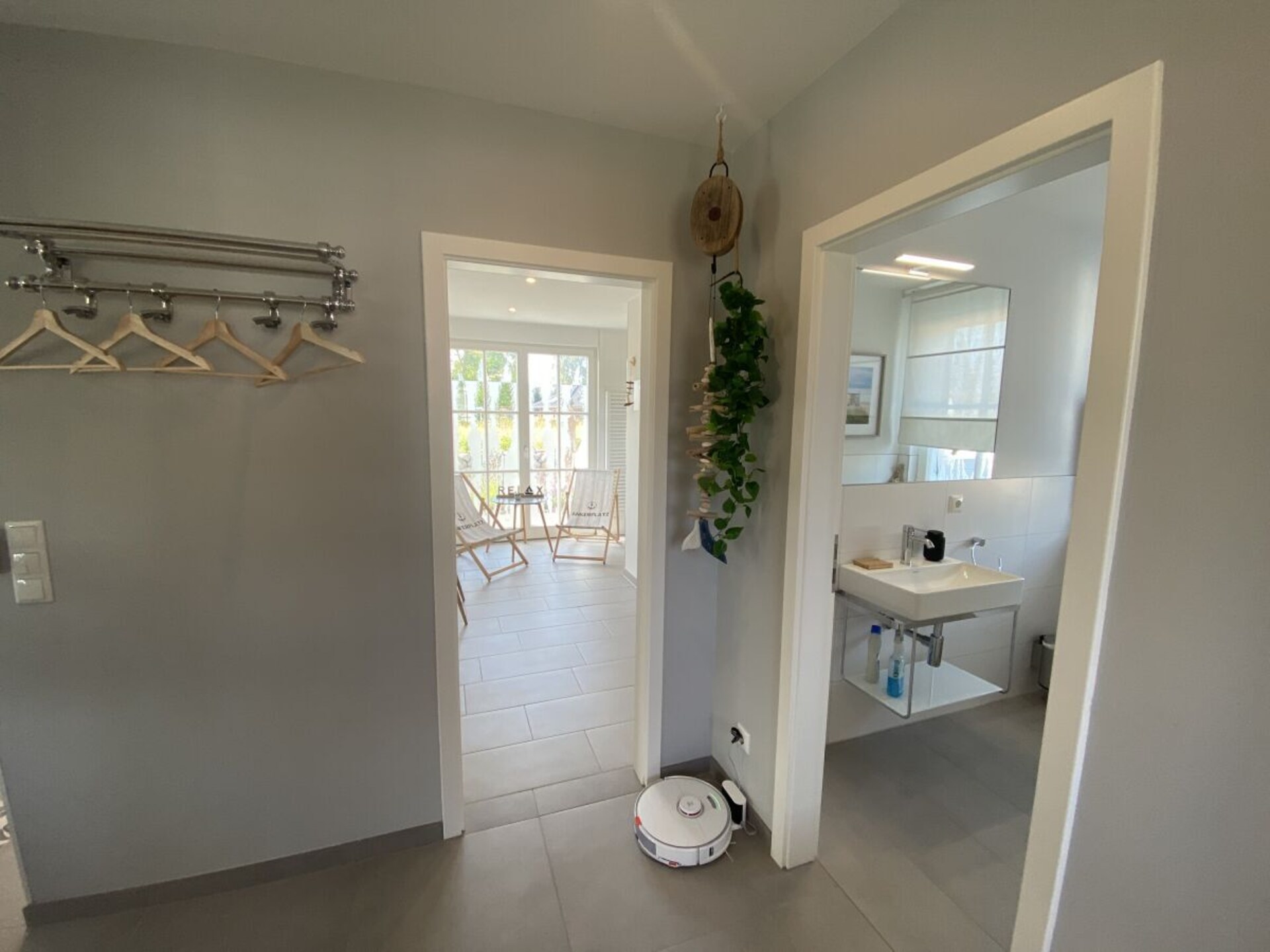 Exclusief rietgedekt vakantiehuis met sauna, open haard en zeezicht in Parow - foto 14