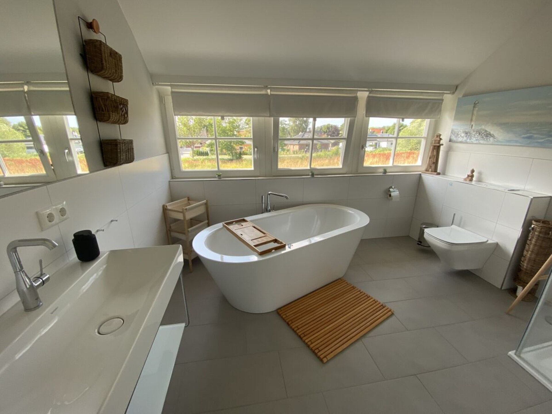 Exclusief rietgedekt vakantiehuis met sauna, open haard en zeezicht in Parow - foto 33