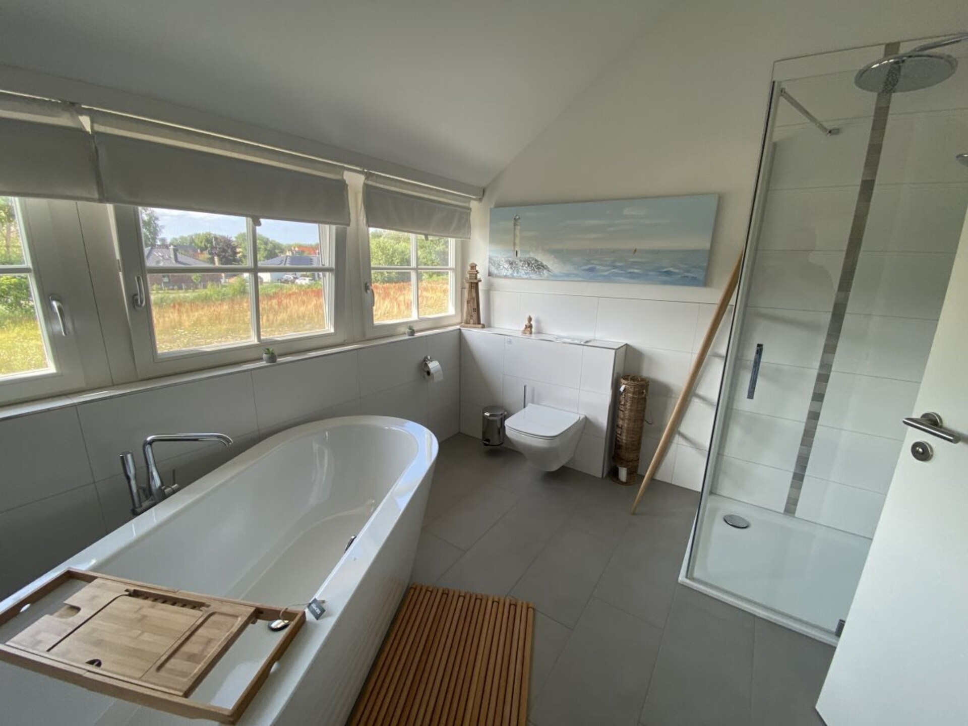 Exclusief rietgedekt vakantiehuis met sauna, open haard en zeezicht in Parow - foto 34