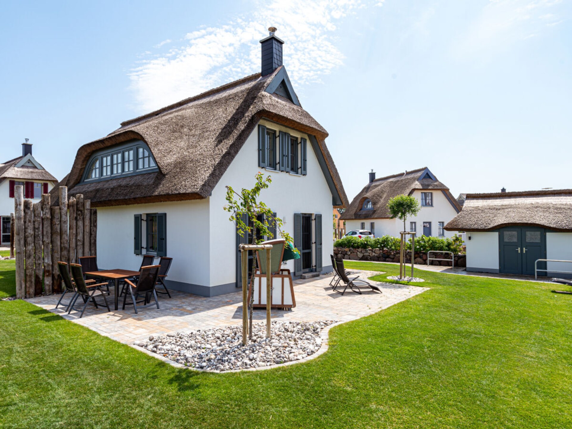 Exclusief rietgedekt vakantiehuis met sauna en zeezicht in Kramerhof - foto 5