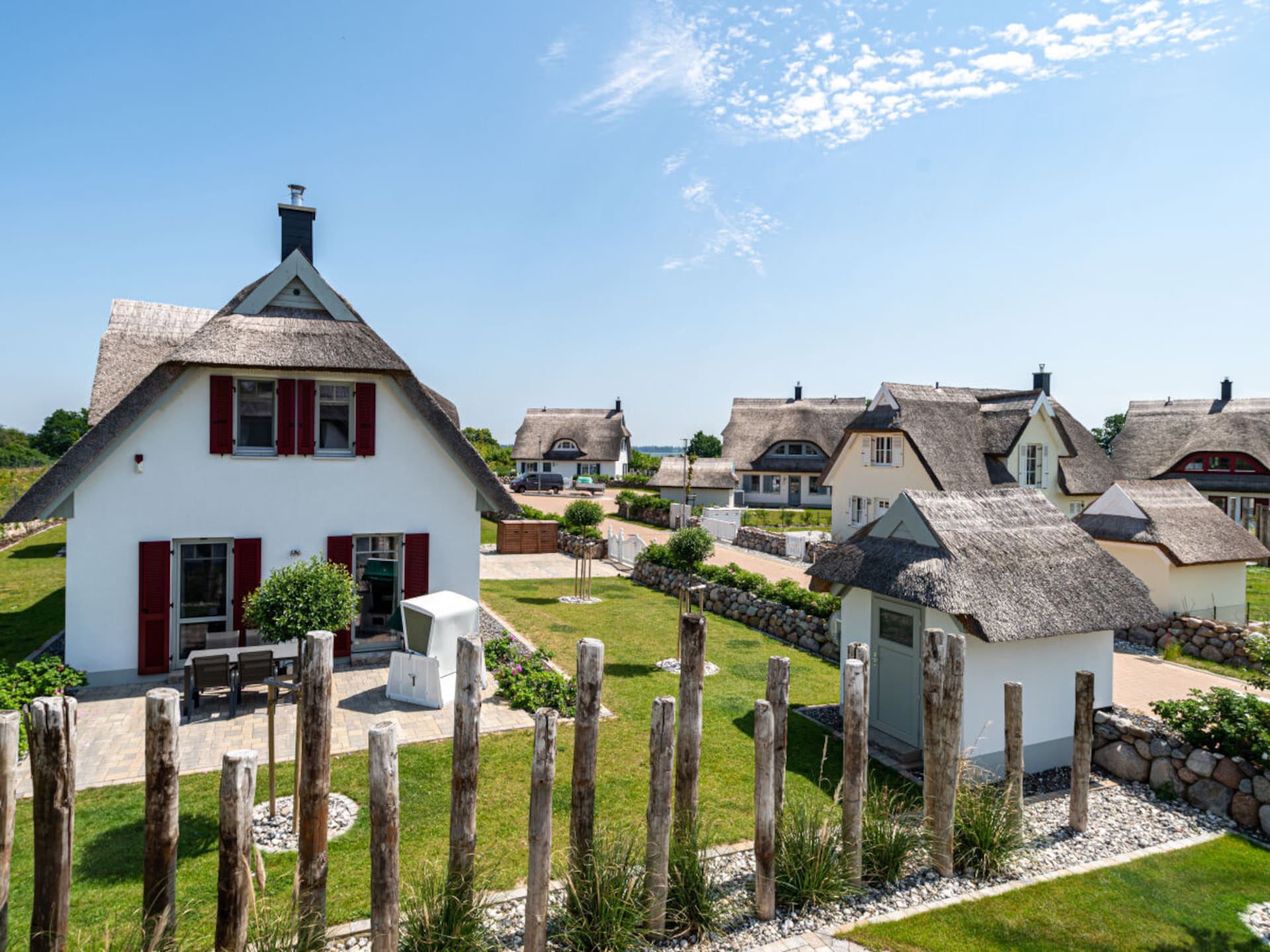 Exclusief rietgedekt vakantiehuis met sauna en zeezicht in Kramerhof - foto 7