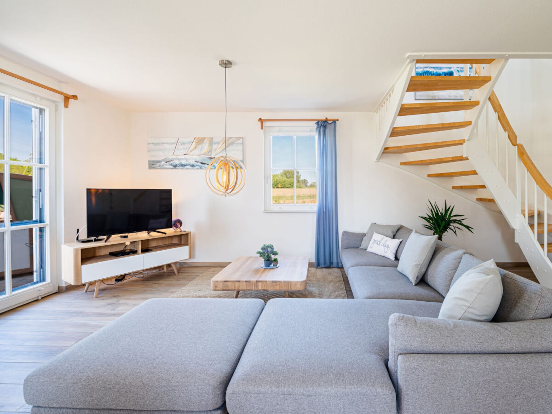 Exclusief rietgedekt vakantiehuis met sauna en zeezicht in Kramerhof - foto 13