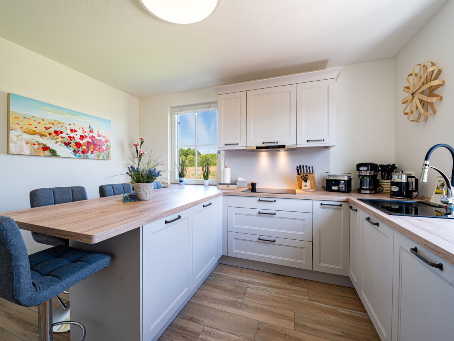 Exclusief rietgedekt vakantiehuis met sauna en zeezicht in Kramerhof - foto 15