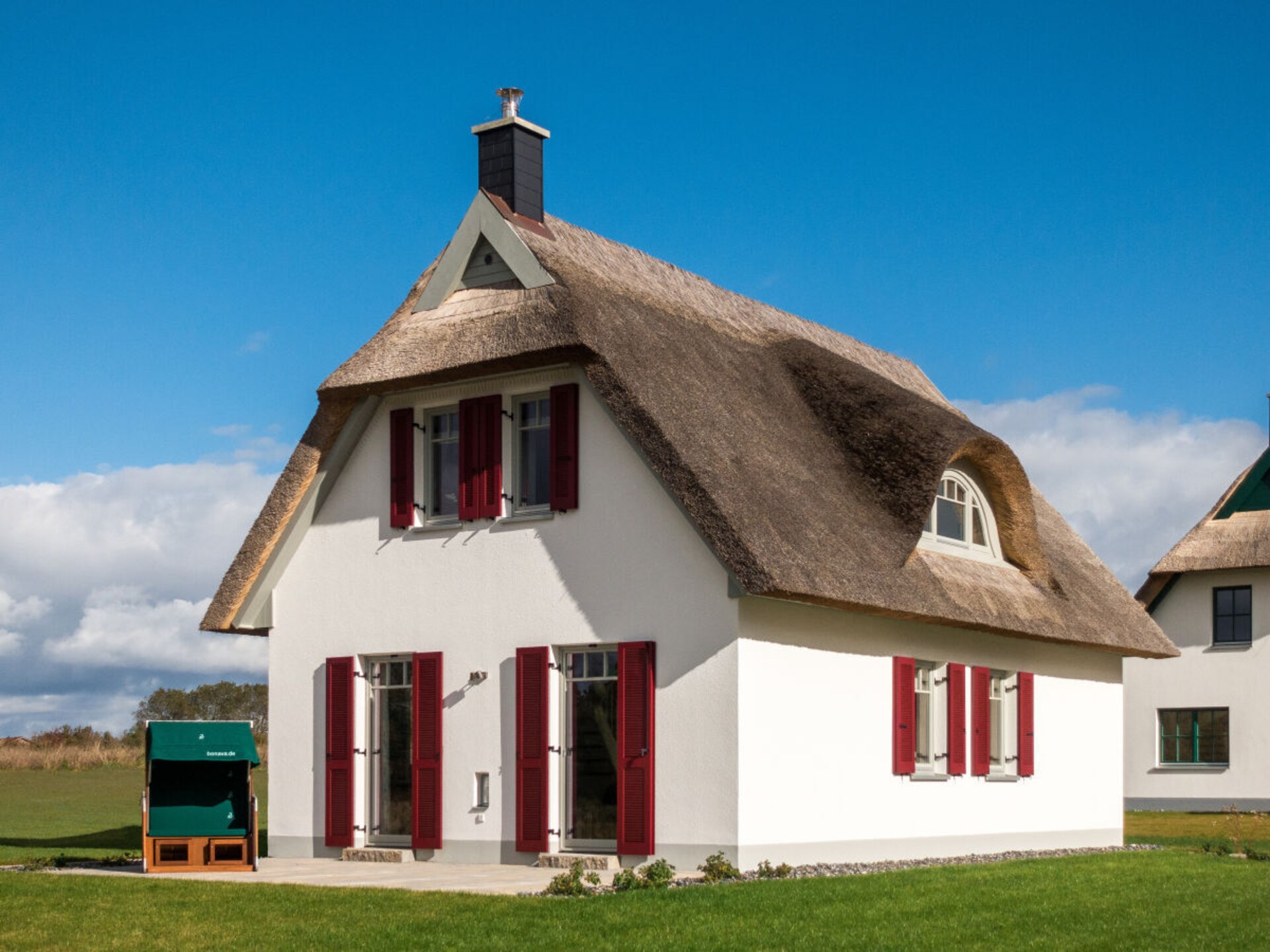 Rietgedekt vakantiehuis aan het water bij Parow met sauna en open haard - foto 4