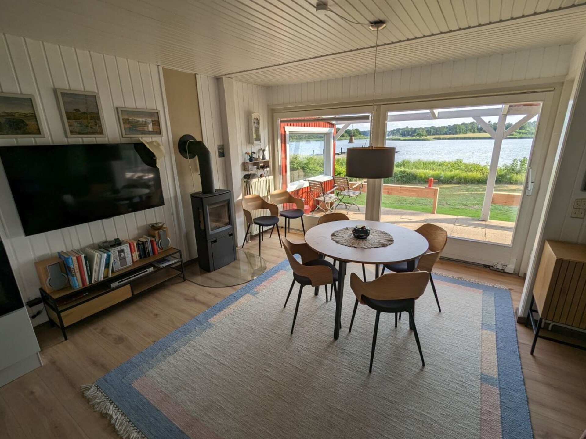 Vakantiehuis aan het water in Brodersby met eigen steiger en weids uitzicht - foto 12
